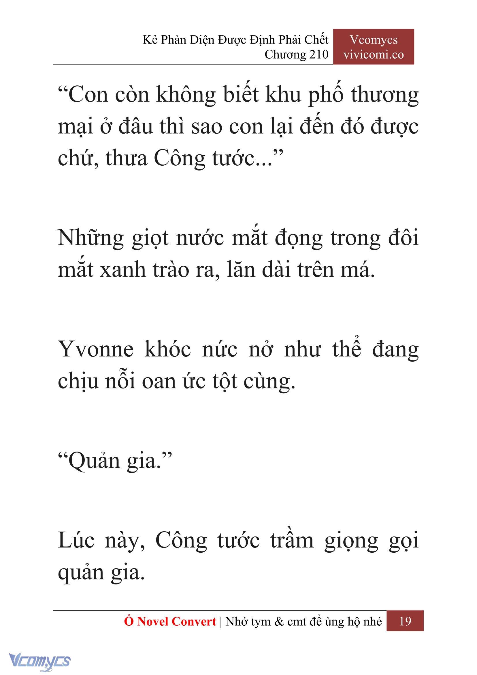 [Novel] Kẻ Phản Diện Được Định Phải Chết Chap 210 - Trang 2