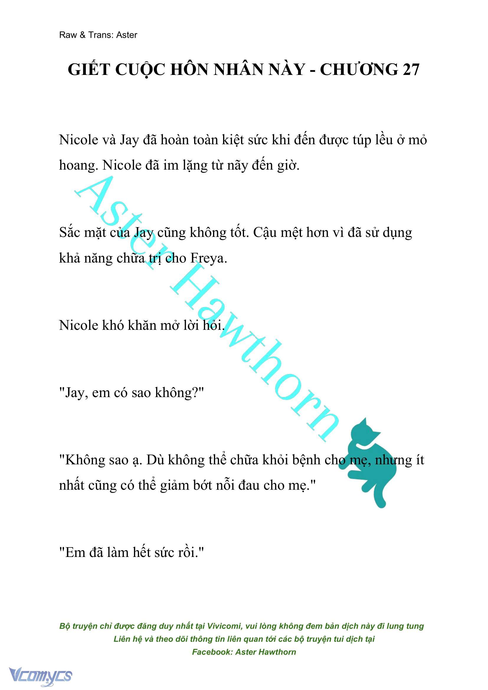 [NOVEL] Giết Cuộc Hôn Nhân Này Chap 27 - Trang 2