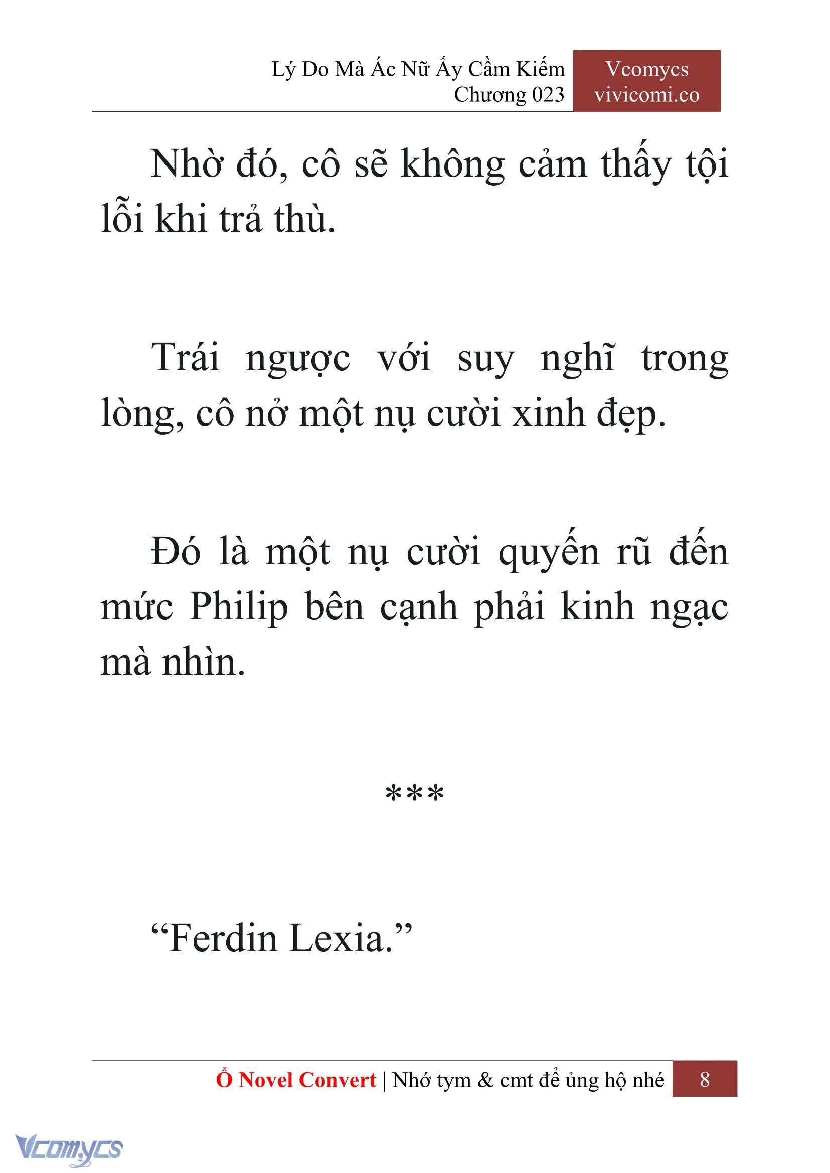 [Novel] Lý Do Mà Ác Nữ Ấy Cầm Kiếm Chap 23 - Trang 2