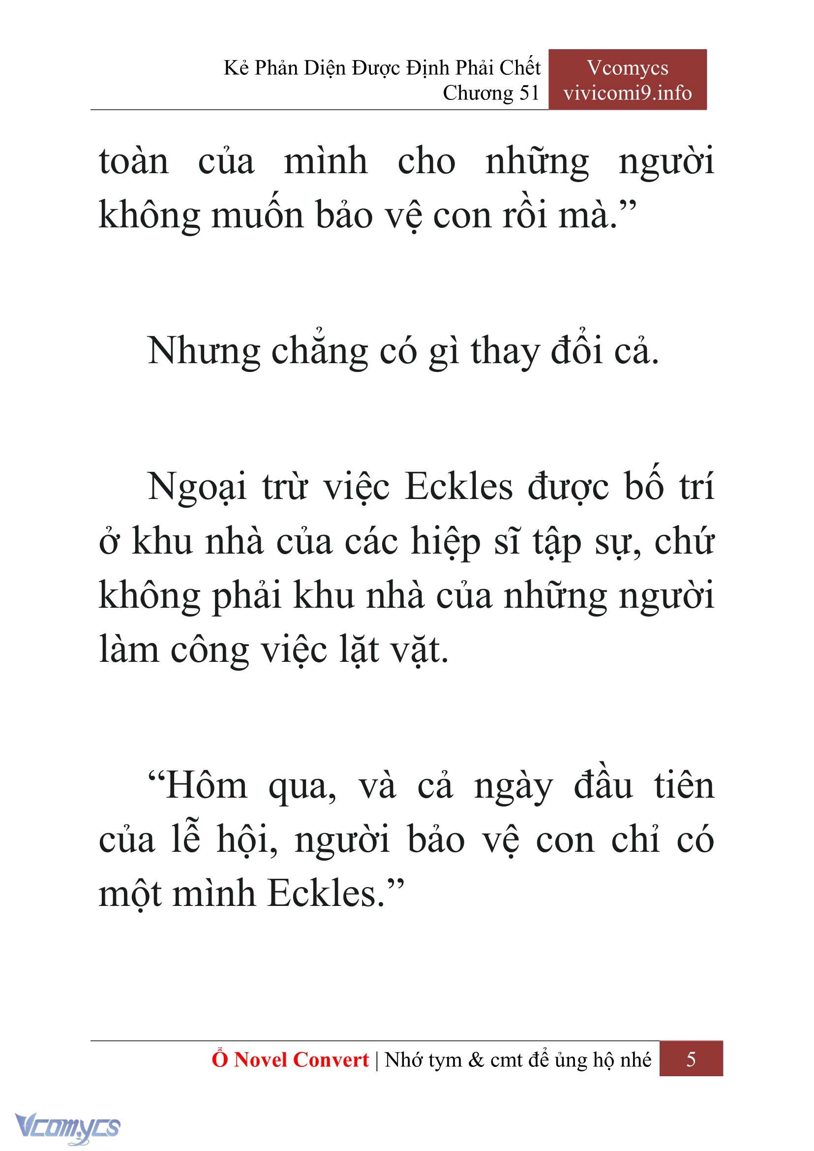 [Novel] Kẻ Phản Diện Được Định Phải Chết Chap 51 - Next Chap 52
