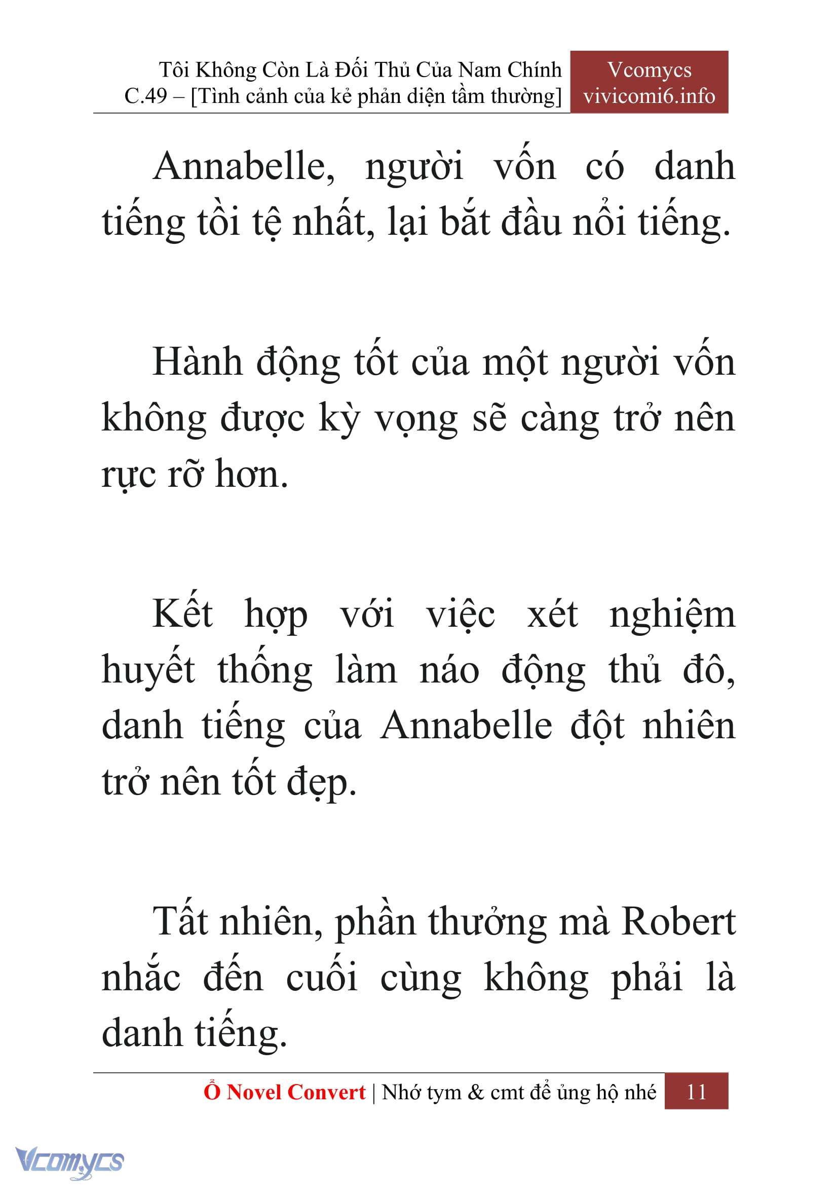 [Novel] Tôi Không Còn Là Đối Thủ Của Nam Chính Chap 49 - Trang 2