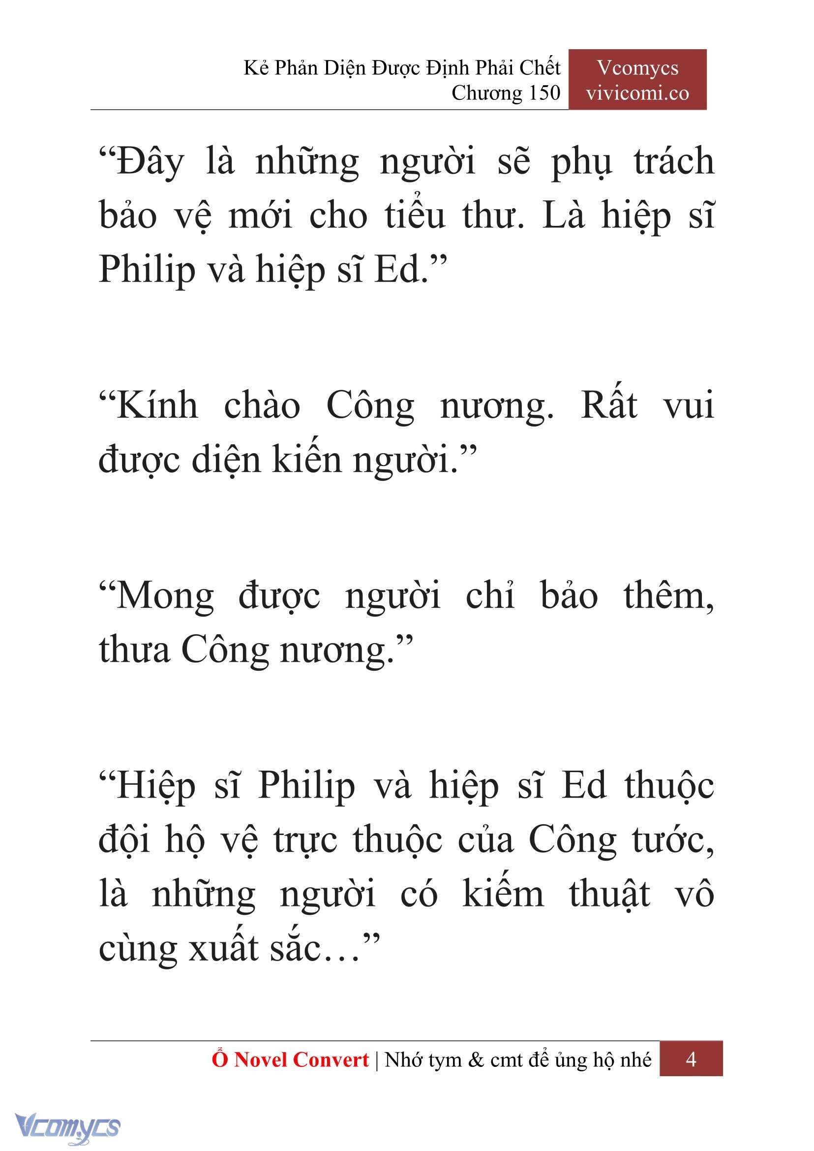 [Novel] Kẻ Phản Diện Được Định Phải Chết Chap 150 - Trang 2