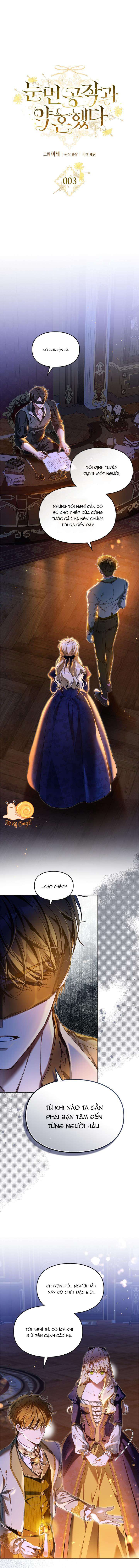 Tôi Đã Đính Hôn Với Vị Công Tước Mù Chap 3 - Trang 2