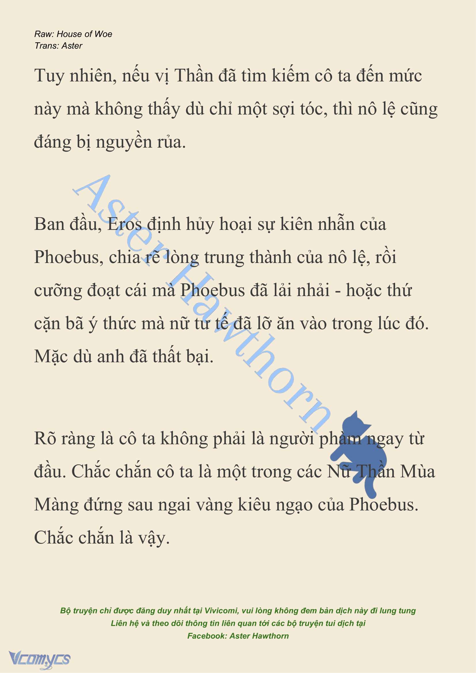 [NOVEL] Dành Cho Các Nữ Thần: Dành cho Psyche Chap 13 - Trang 2