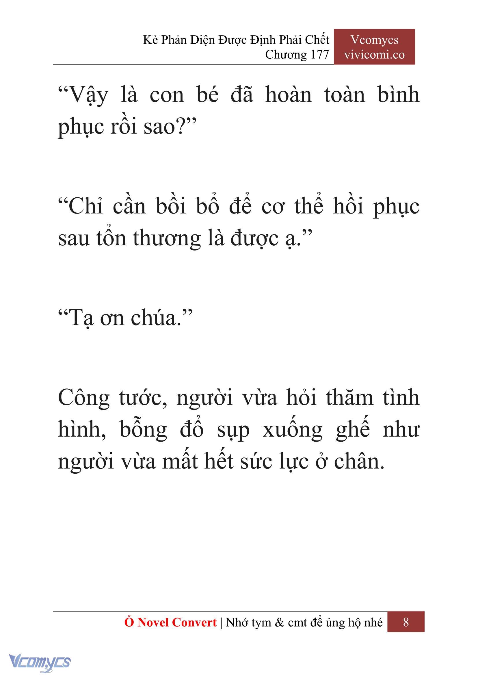[Novel] Kẻ Phản Diện Được Định Phải Chết Chap 177 - Trang 2