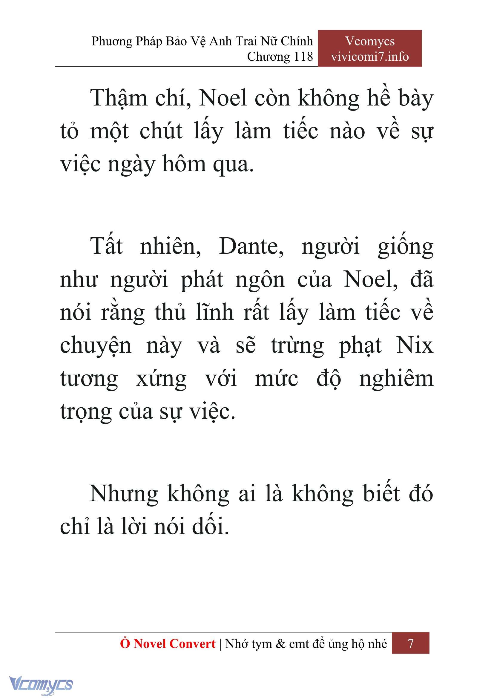 [Novel] Phương Pháp Bảo Vệ Anh Trai Nữ Chính Chap 118 - Trang 2