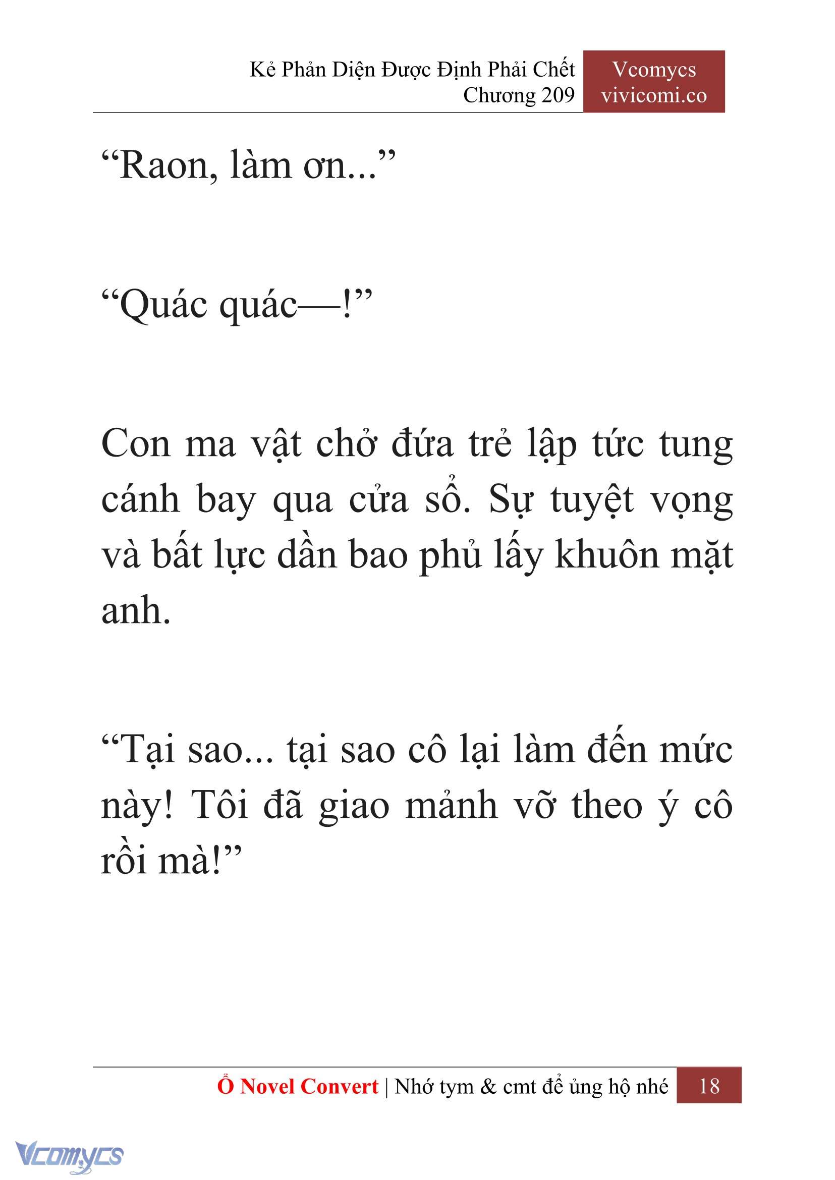 [Novel] Kẻ Phản Diện Được Định Phải Chết Chap 209 - Next Chap 210