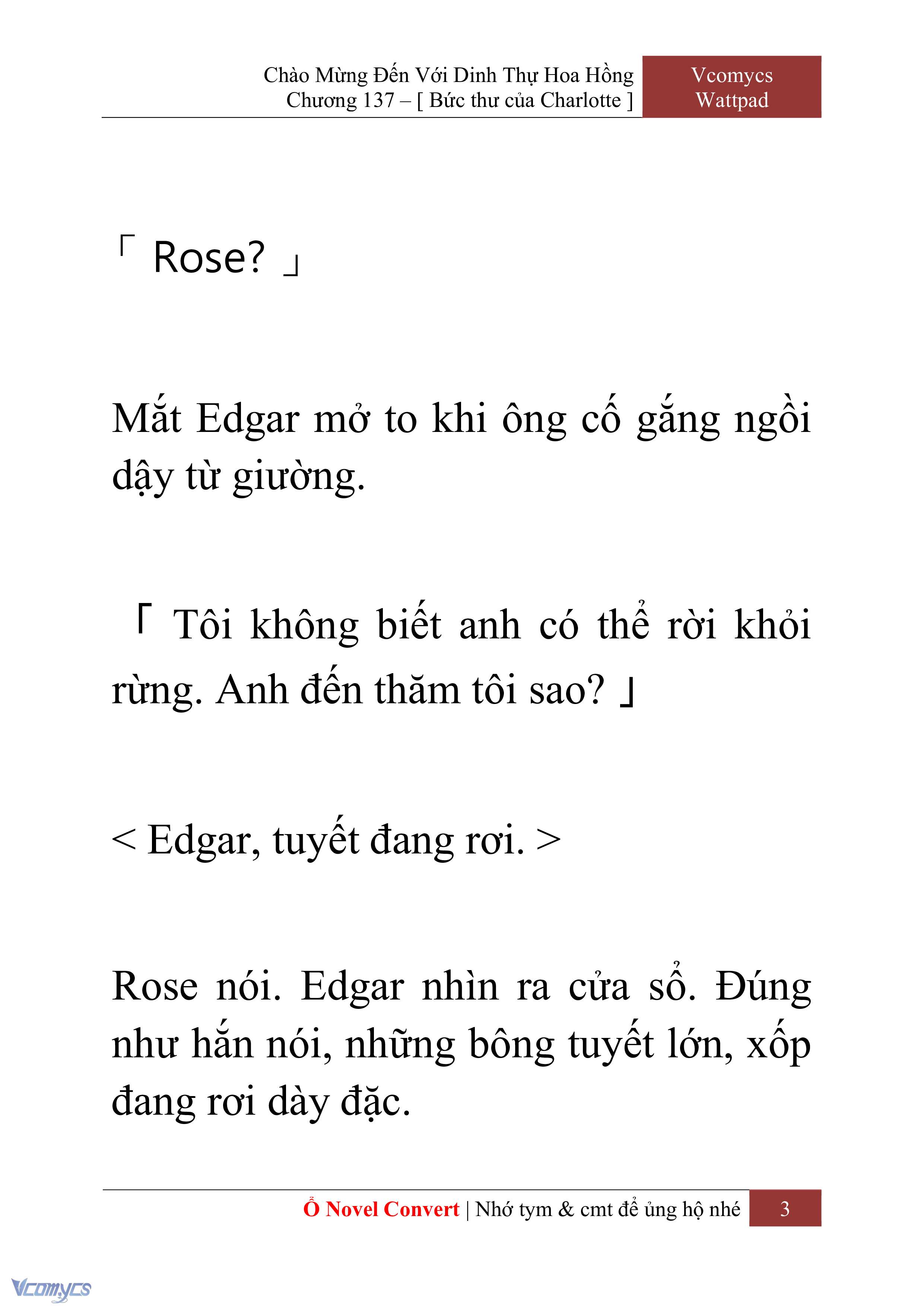 [Novel] Chào Mừng Đến Với Dinh Thự Hoa Hồng Chap 137 - Trang 2