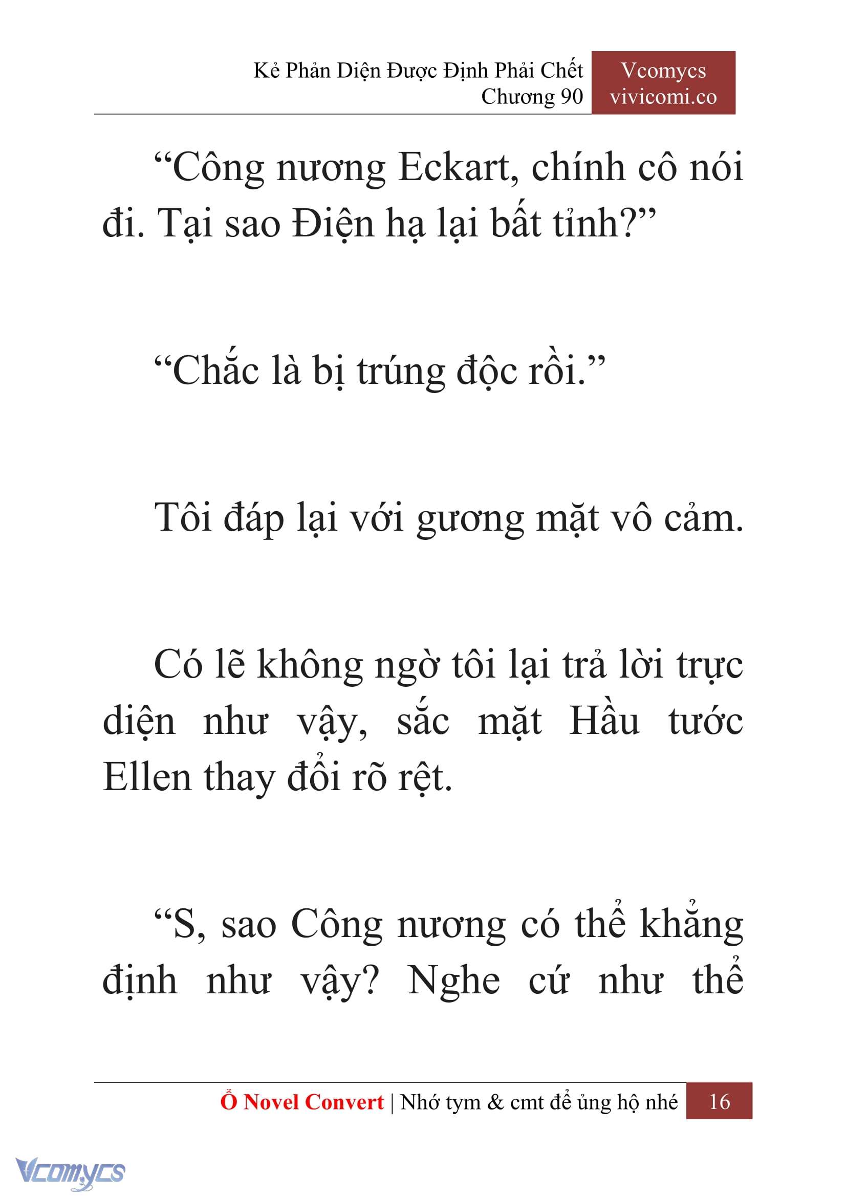 [Novel] Kẻ Phản Diện Được Định Phải Chết Chap 90 - Next Chap 91