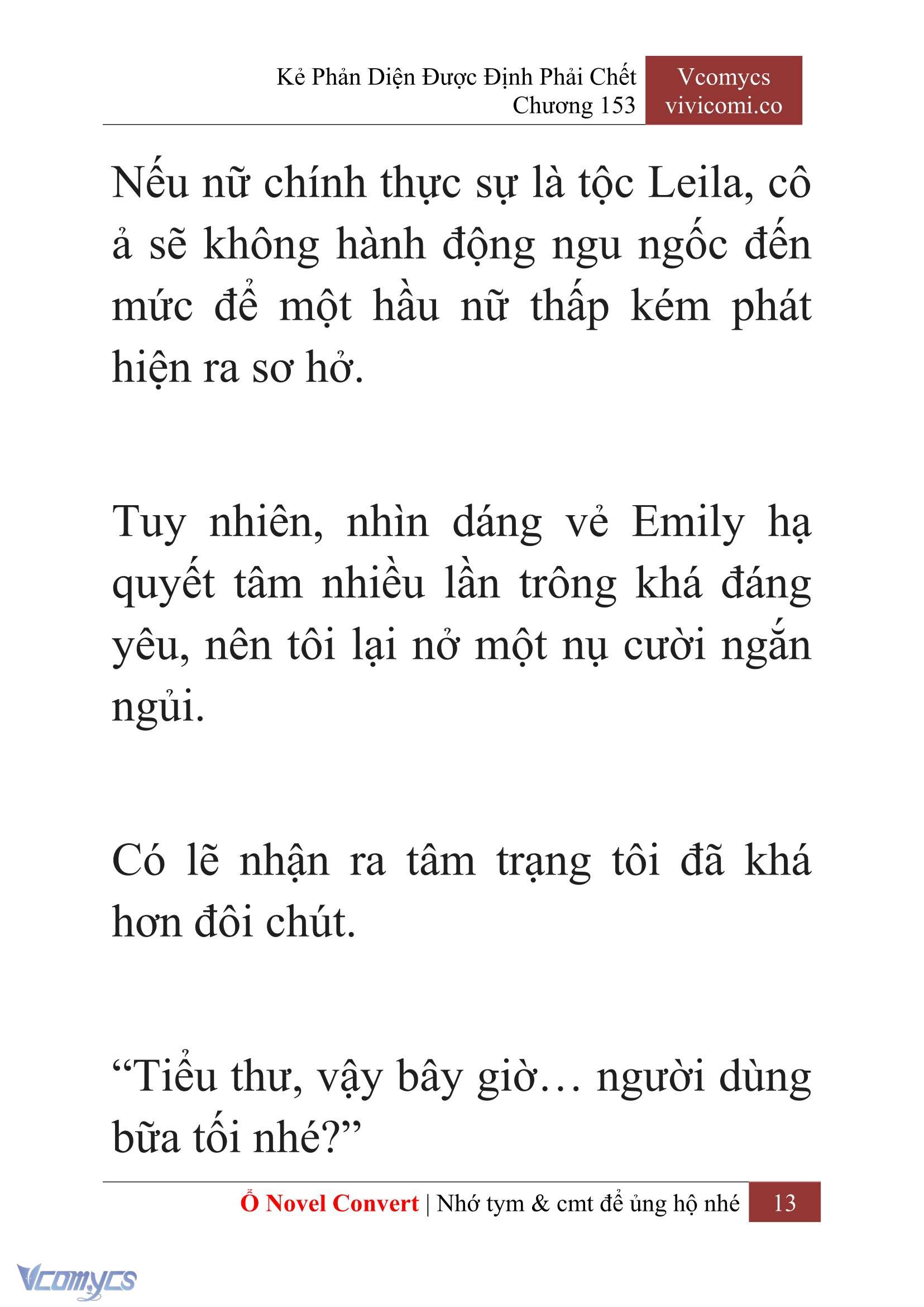 [Novel] Kẻ Phản Diện Được Định Phải Chết Chap 153 - Trang 2