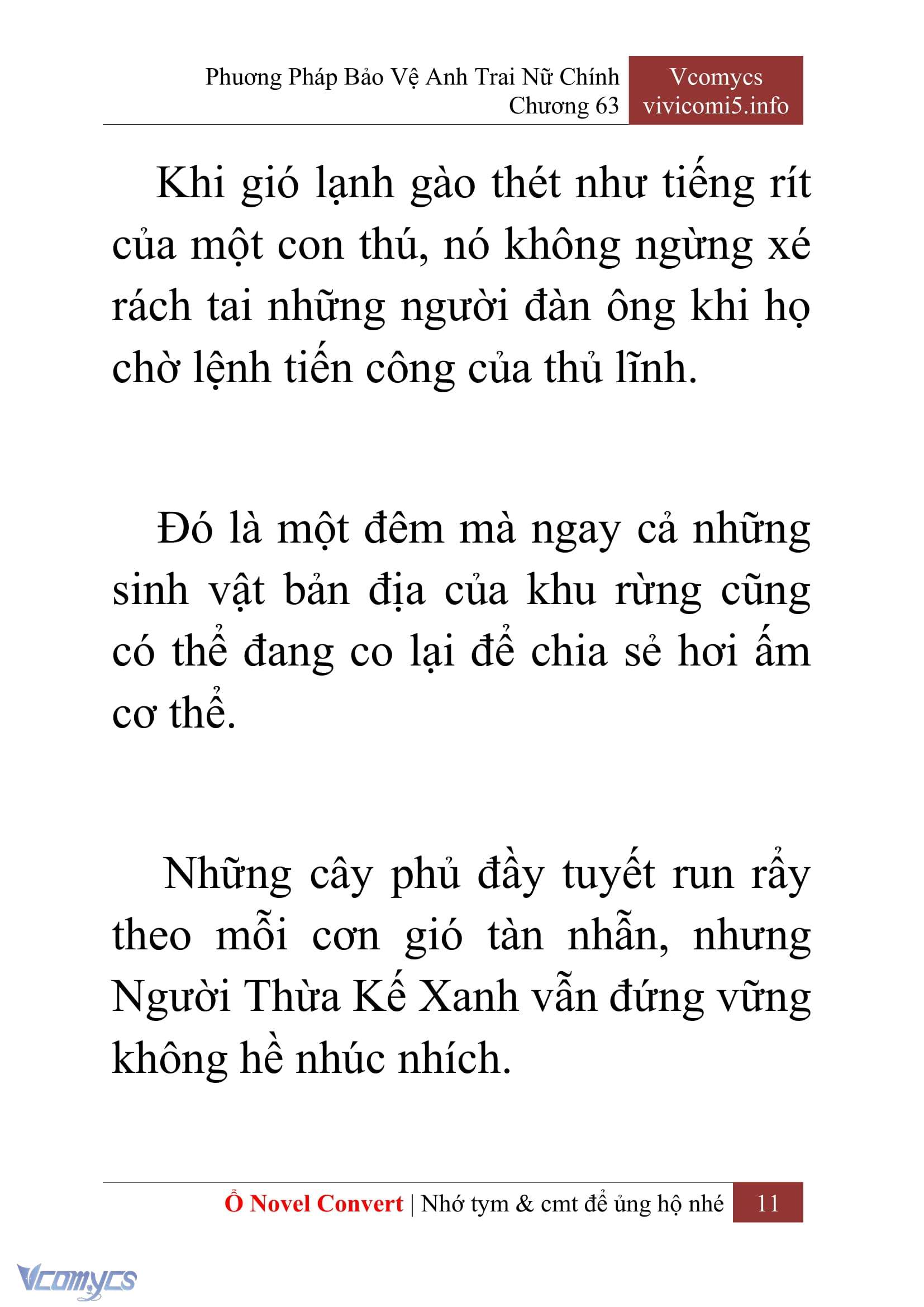 [Novel] Phương Pháp Bảo Vệ Anh Trai Nữ Chính Chap 63 - Next Chap 64