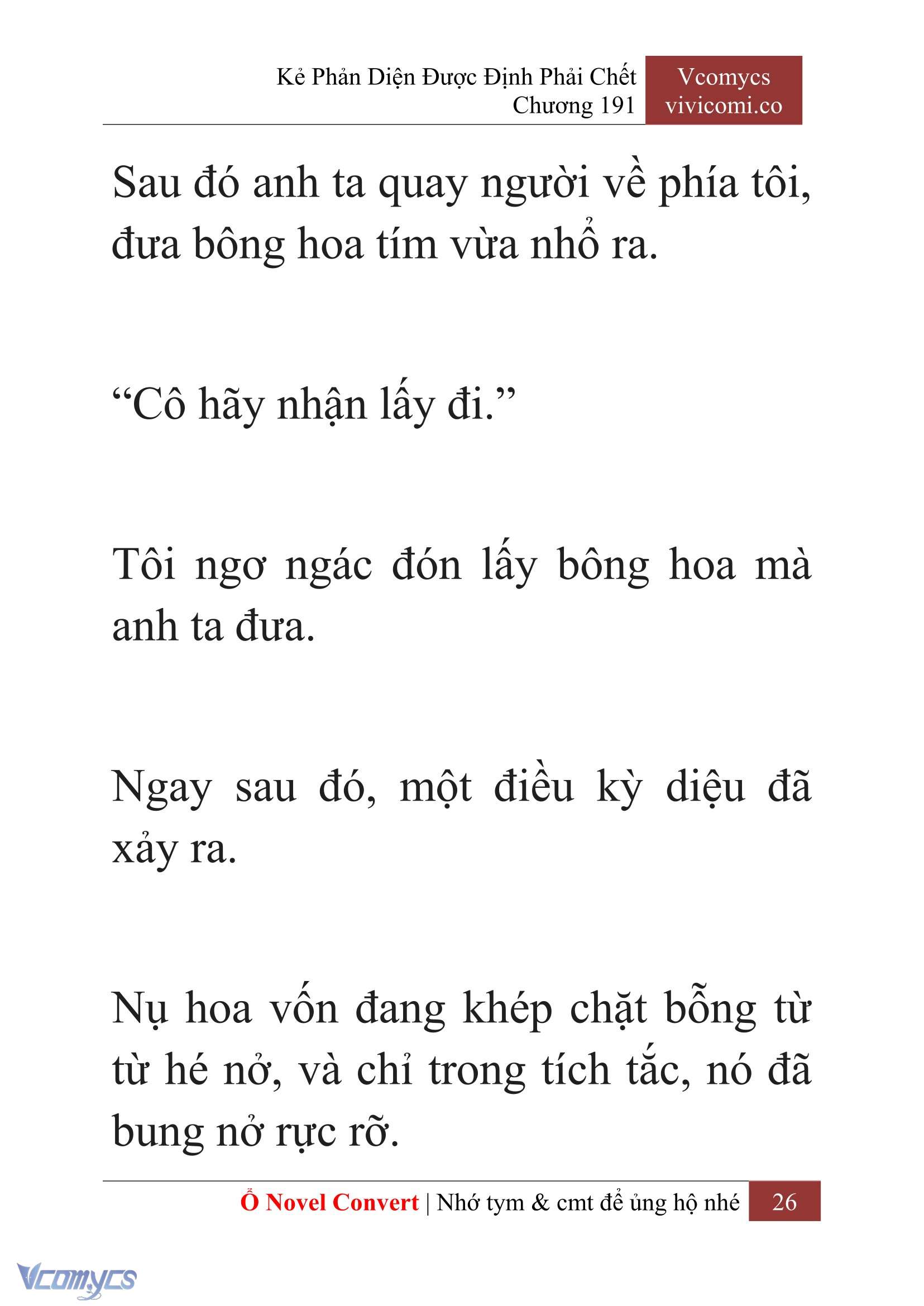 [Novel] Kẻ Phản Diện Được Định Phải Chết Chap 191 - Trang 2
