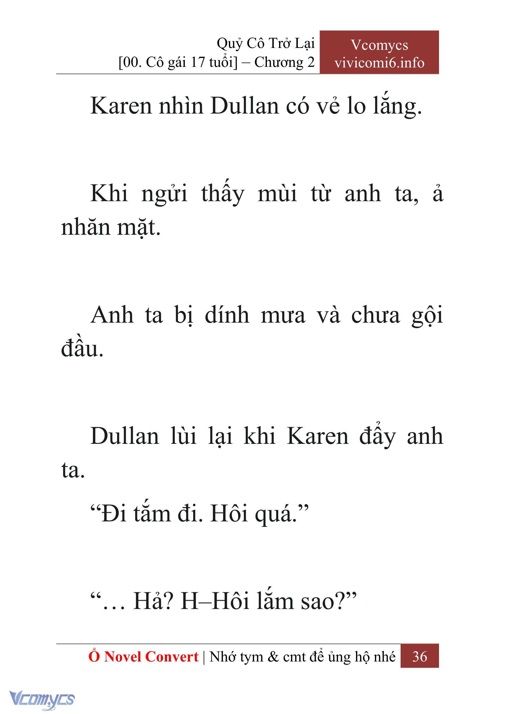 [Novel] Quý Cô Trở Lại Chap 2 - Trang 2