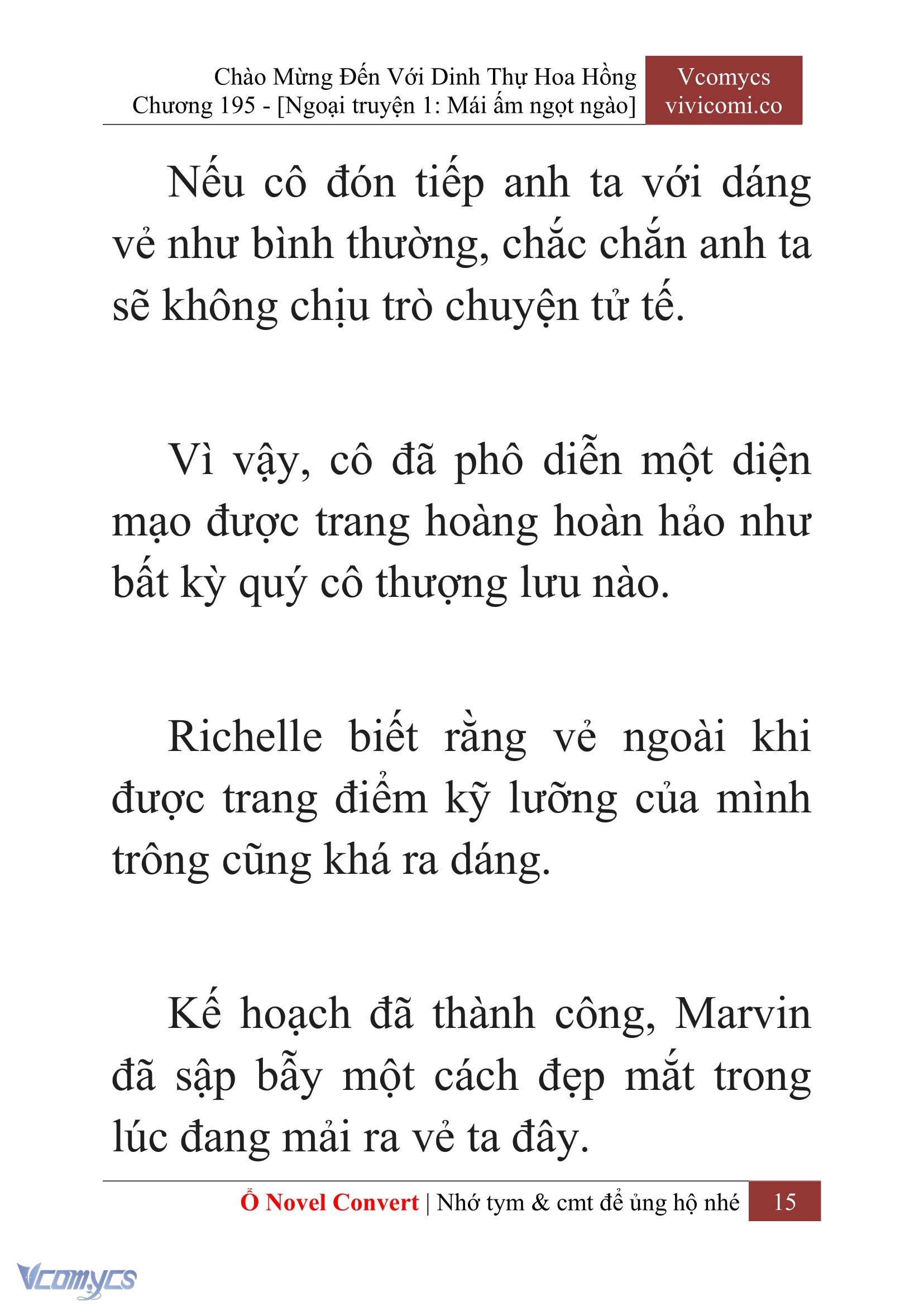 [Novel] Chào Mừng Đến Với Dinh Thự Hoa Hồng Chap 195 - Next Chap 196