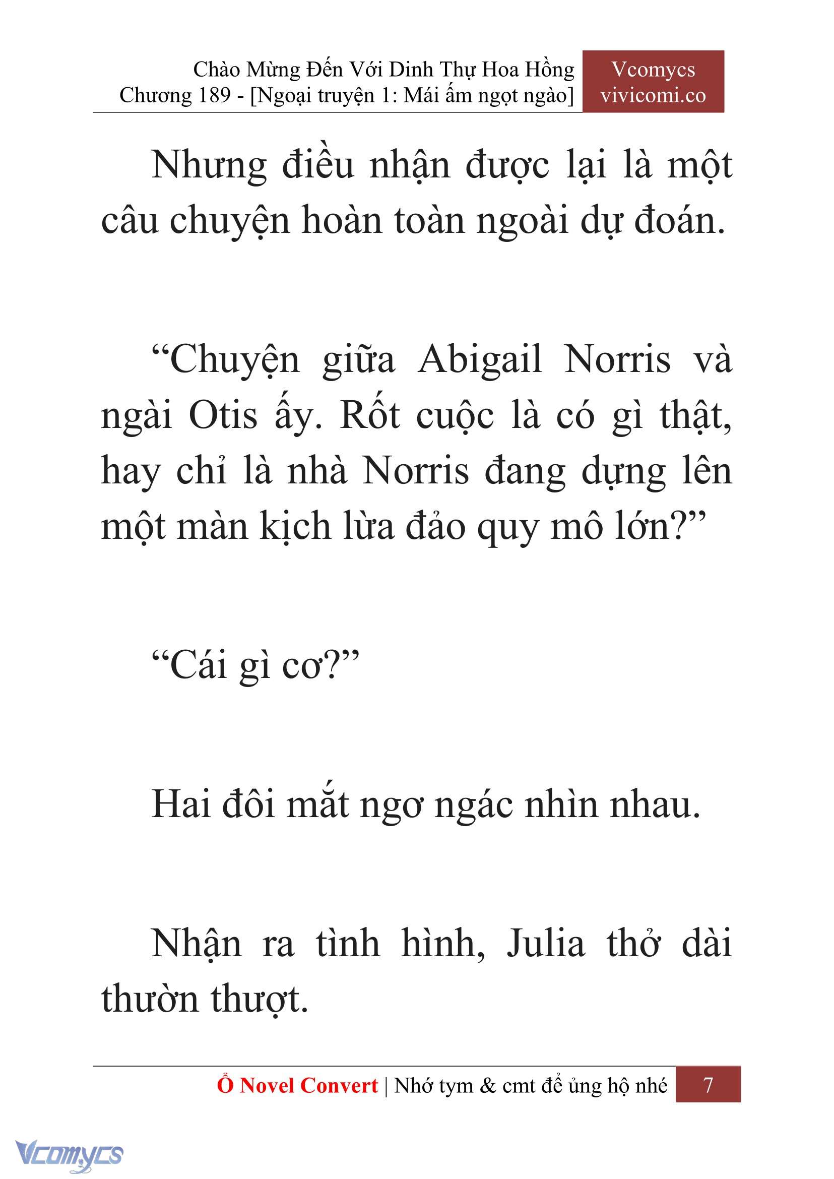 [Novel] Chào Mừng Đến Với Dinh Thự Hoa Hồng Chap 189 - Trang 2