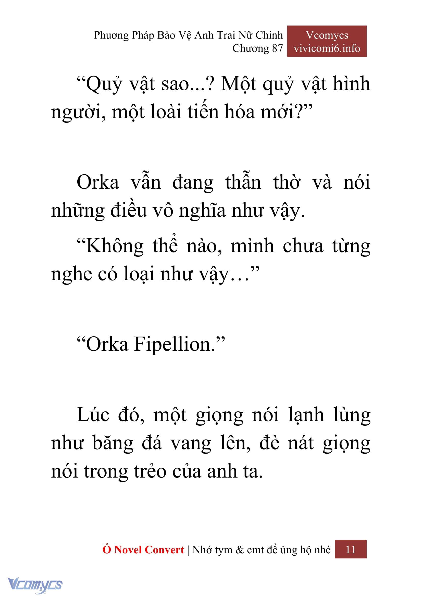 [Novel] Phương Pháp Bảo Vệ Anh Trai Nữ Chính Chap 87 - Trang 2