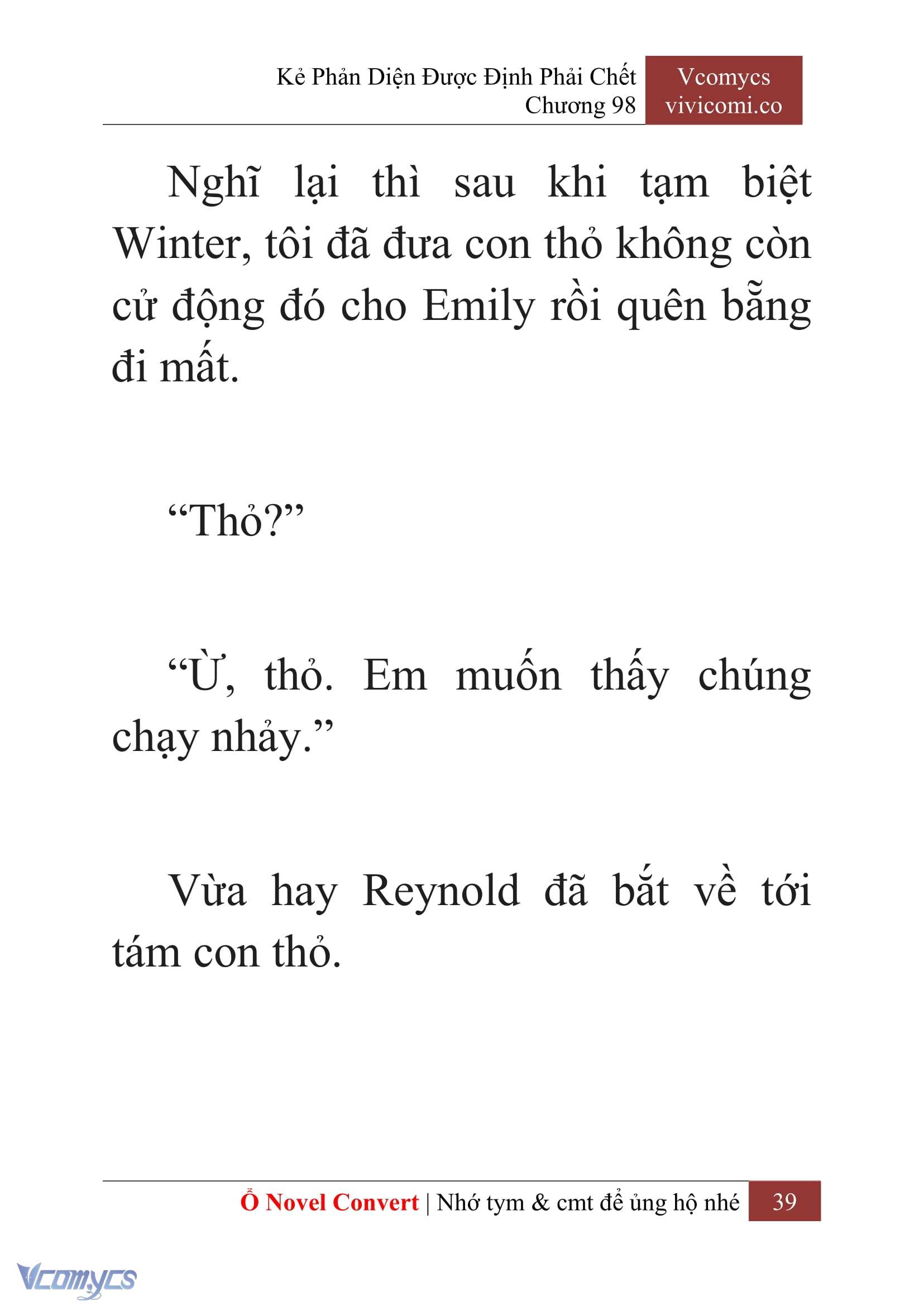 [Novel] Kẻ Phản Diện Được Định Phải Chết Chap 98 - Next Chap 99