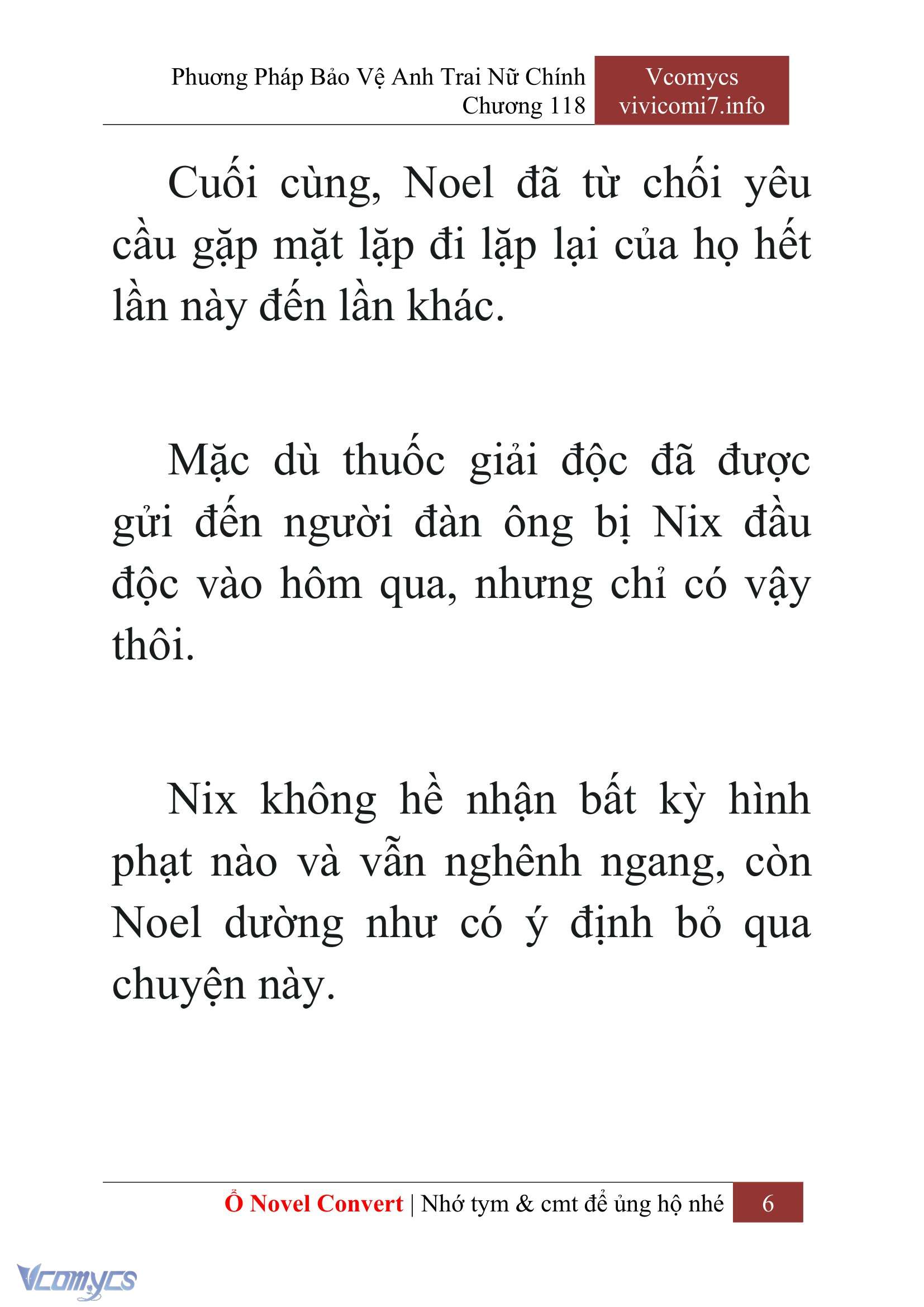 [Novel] Phương Pháp Bảo Vệ Anh Trai Nữ Chính Chap 118 - Trang 2
