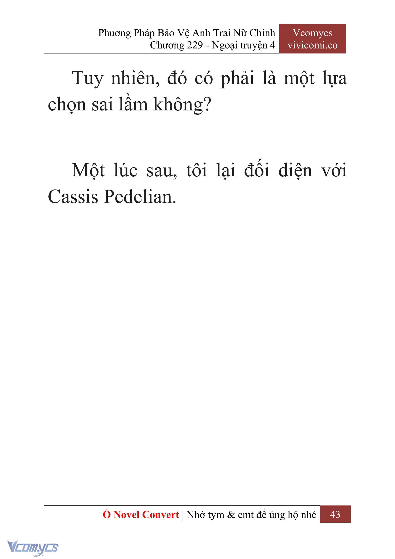 [Novel] Phương Pháp Bảo Vệ Anh Trai Nữ Chính Chap 229 - Trang 2