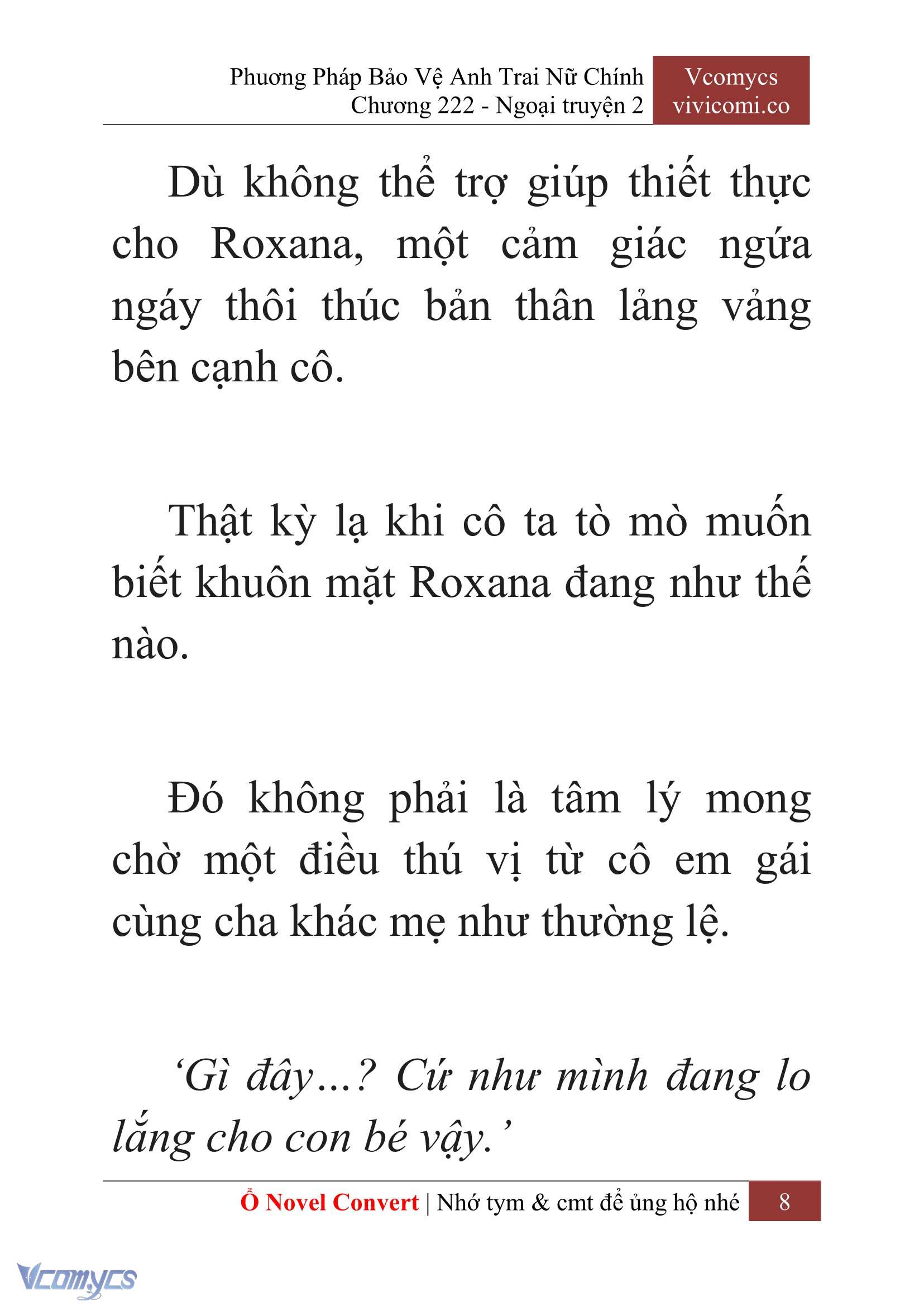[Novel] Phương Pháp Bảo Vệ Anh Trai Nữ Chính Chap 222 - Trang 2