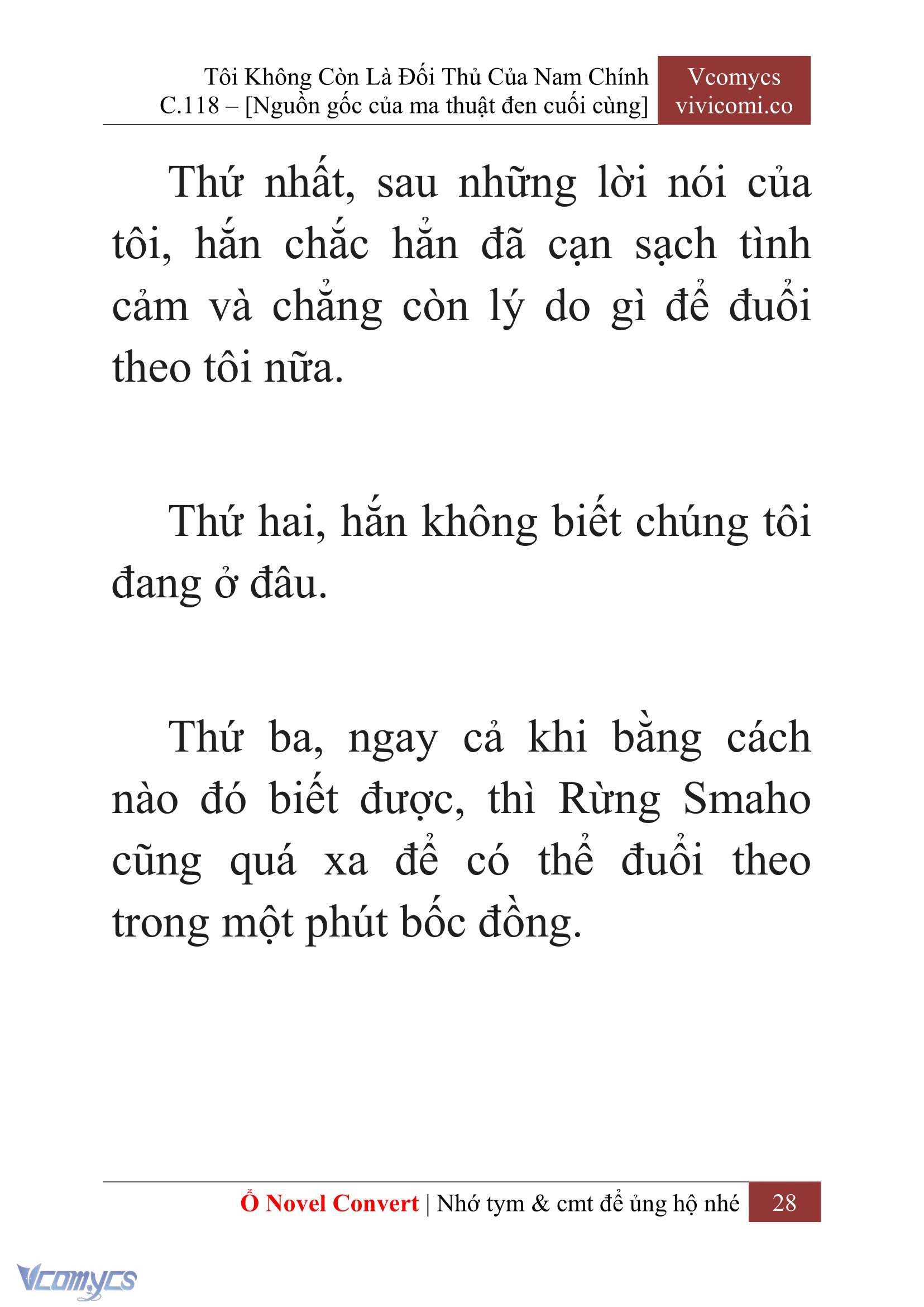 [Novel] Tôi Không Còn Là Đối Thủ Của Nam Chính Chap 118 - Trang 2