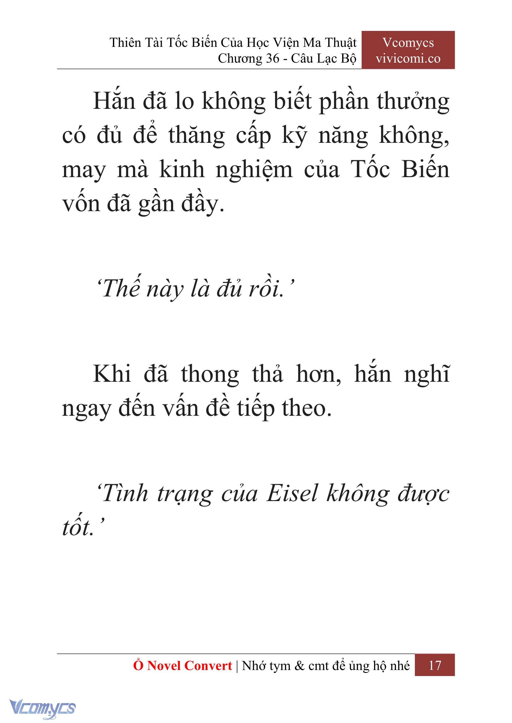 [Novel] Thiên Tài Tốc Biến Của Học Viện Ma Thuật Chap 36 - Trang 2