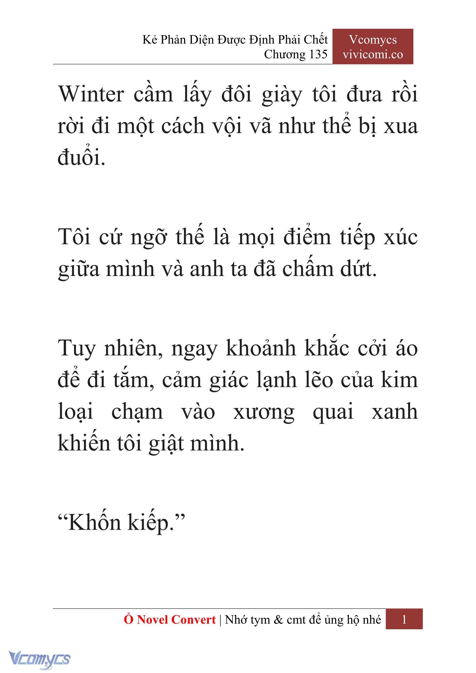[Novel] Kẻ Phản Diện Được Định Phải Chết Chap 135 - Trang 2