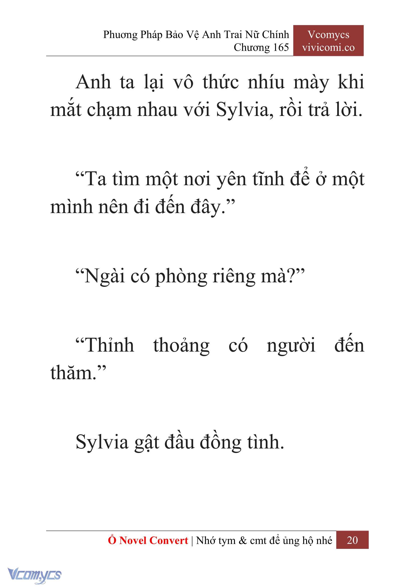 [Novel] Phương Pháp Bảo Vệ Anh Trai Nữ Chính Chap 165 - Trang 2