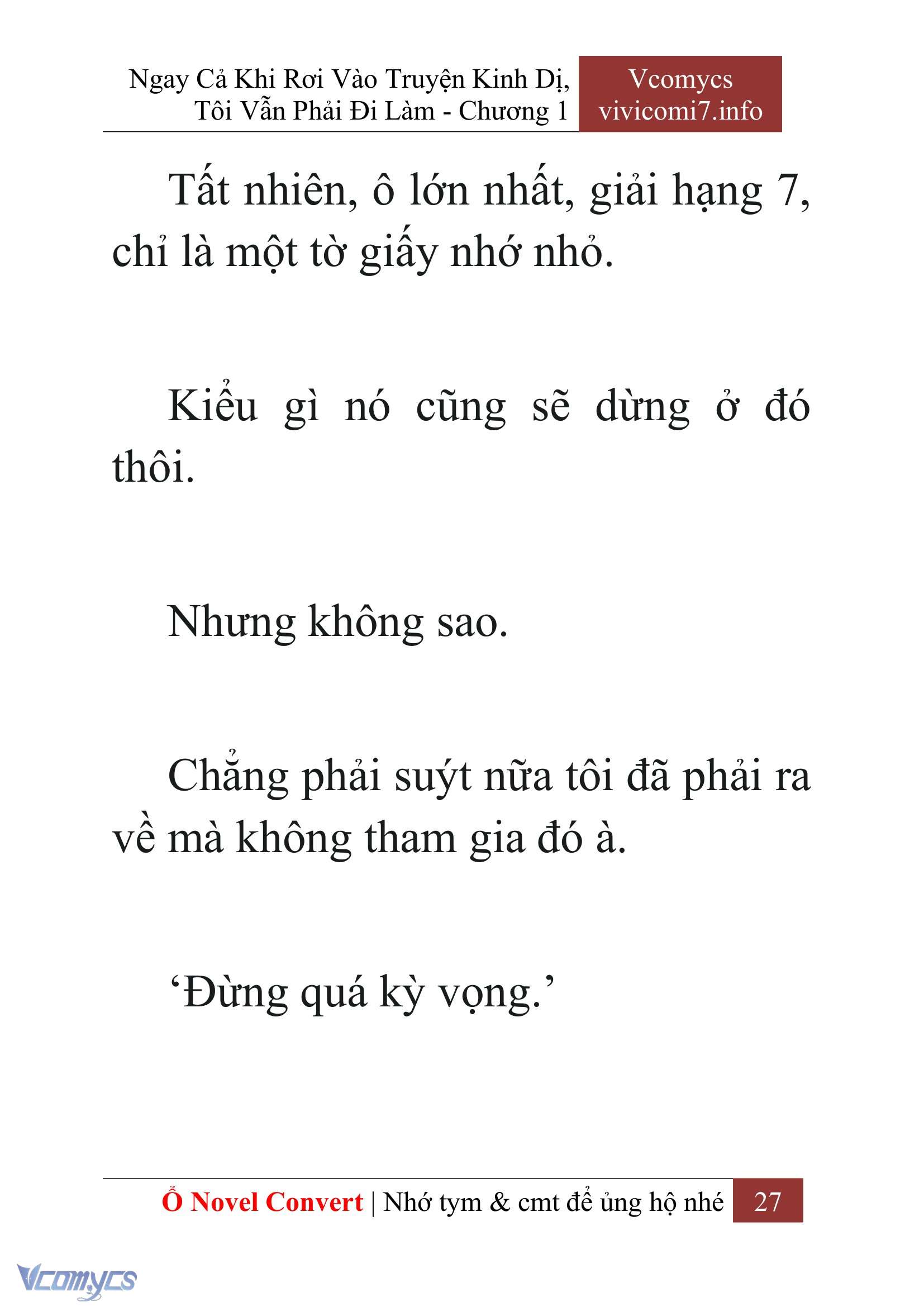 [Novel] Ngay Cả Khi Rơi Vào Truyện Kinh Dị, Tôi Vẫn Phải Đi Làm Chap 1 - Trang 2