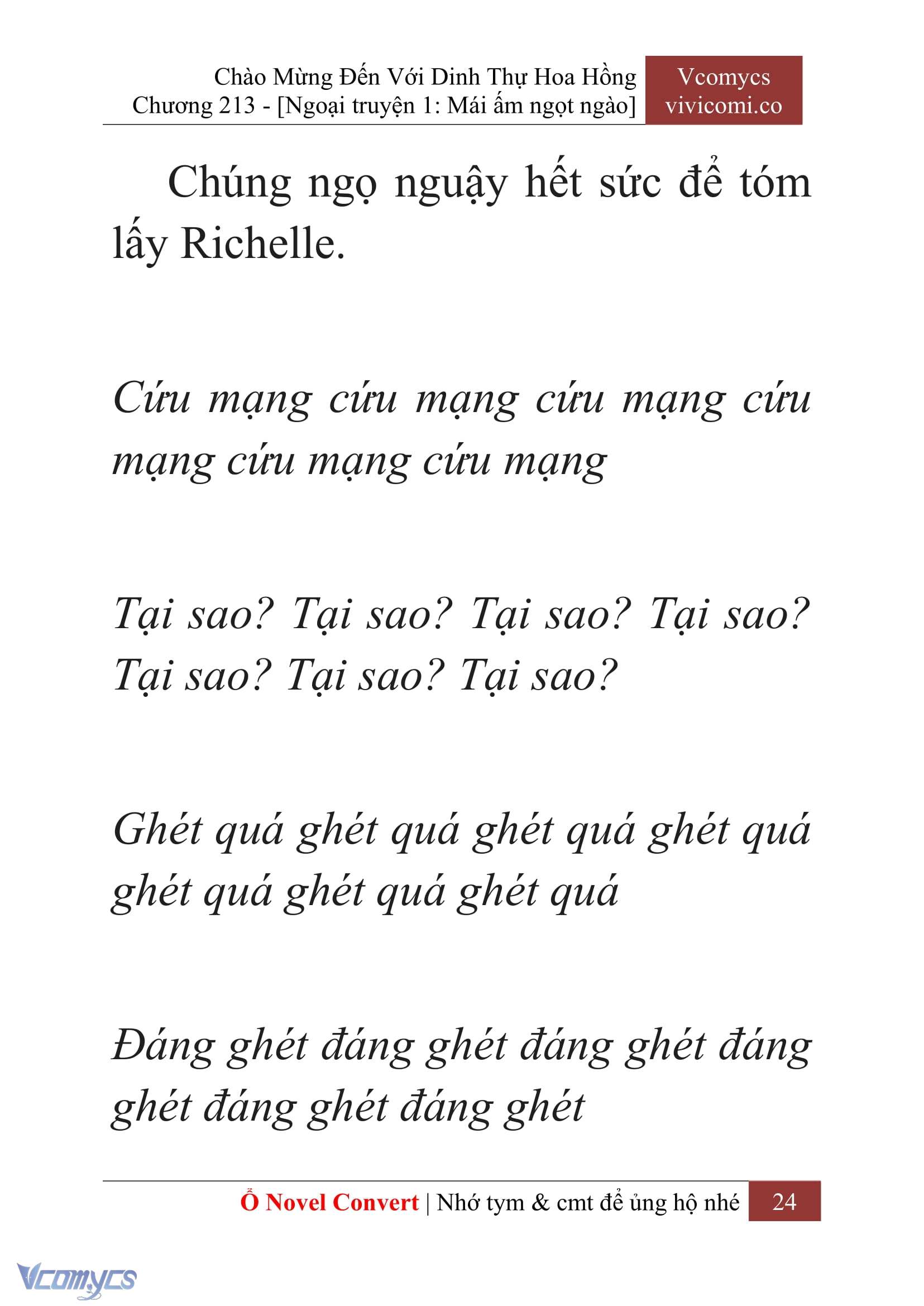[Novel] Chào Mừng Đến Với Dinh Thự Hoa Hồng Chap 213 - Trang 2