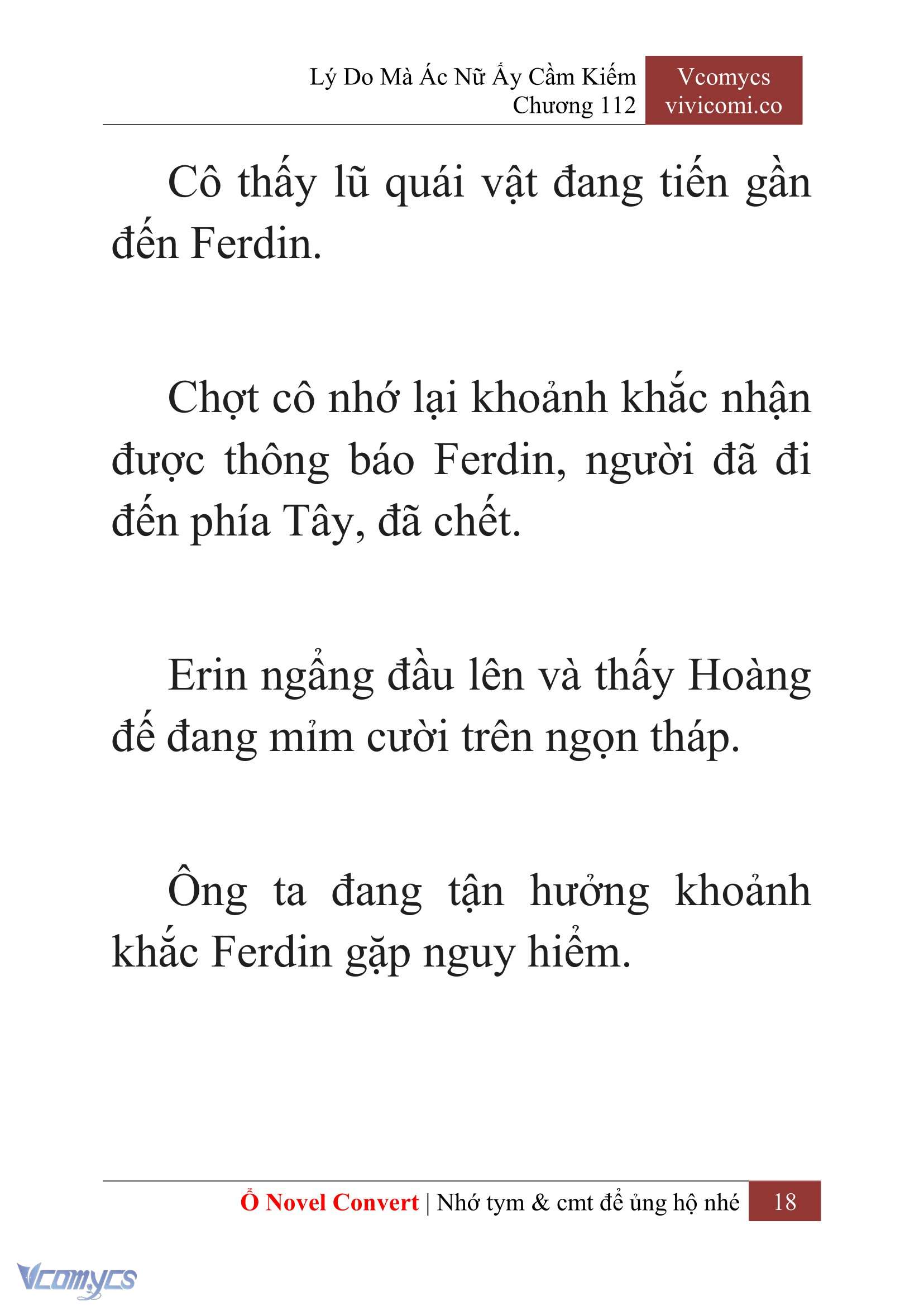 [Novel] Lý Do Mà Ác Nữ Ấy Cầm Kiếm Chap 112 - Trang 2