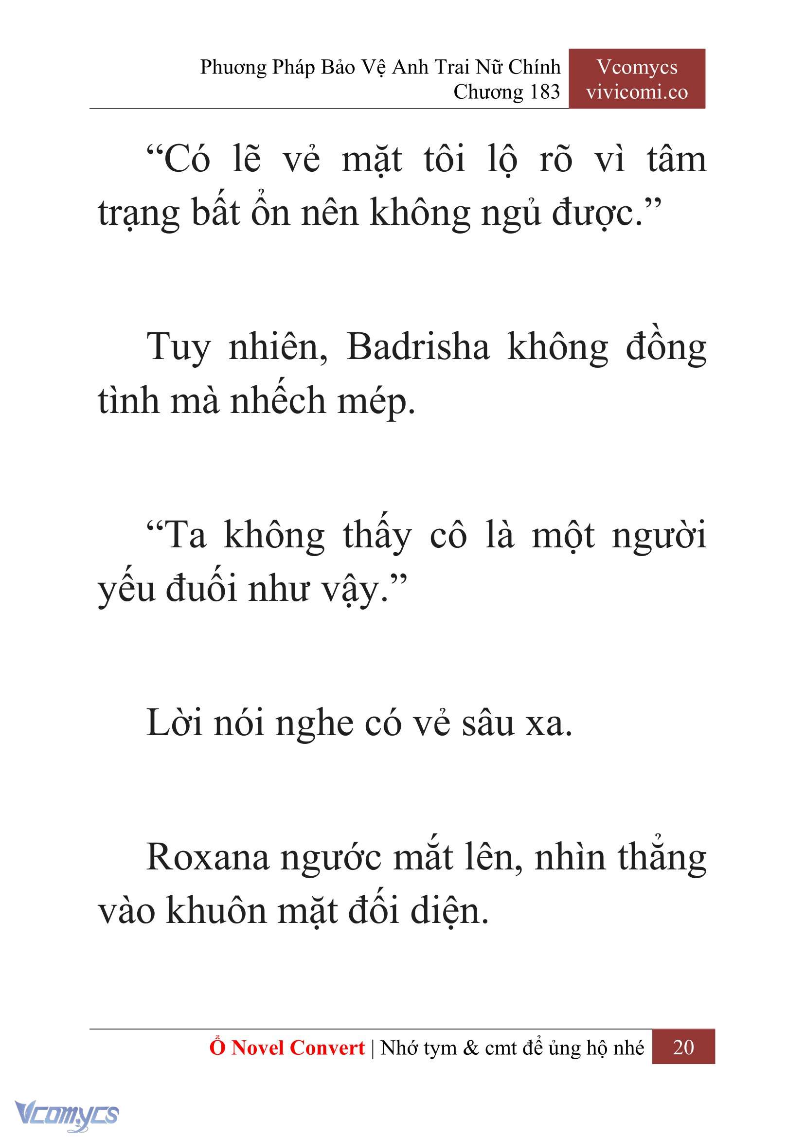 [Novel] Phương Pháp Bảo Vệ Anh Trai Nữ Chính Chap 183 - Trang 2