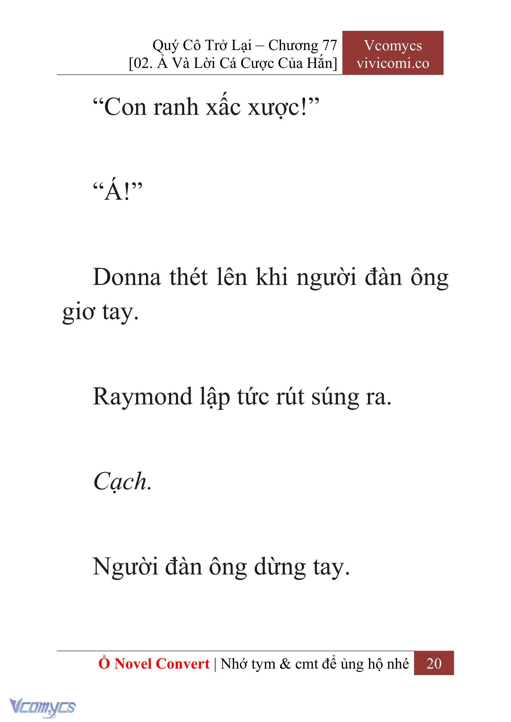 [Novel] Quý Cô Trở Lại Chap 77 - Trang 2