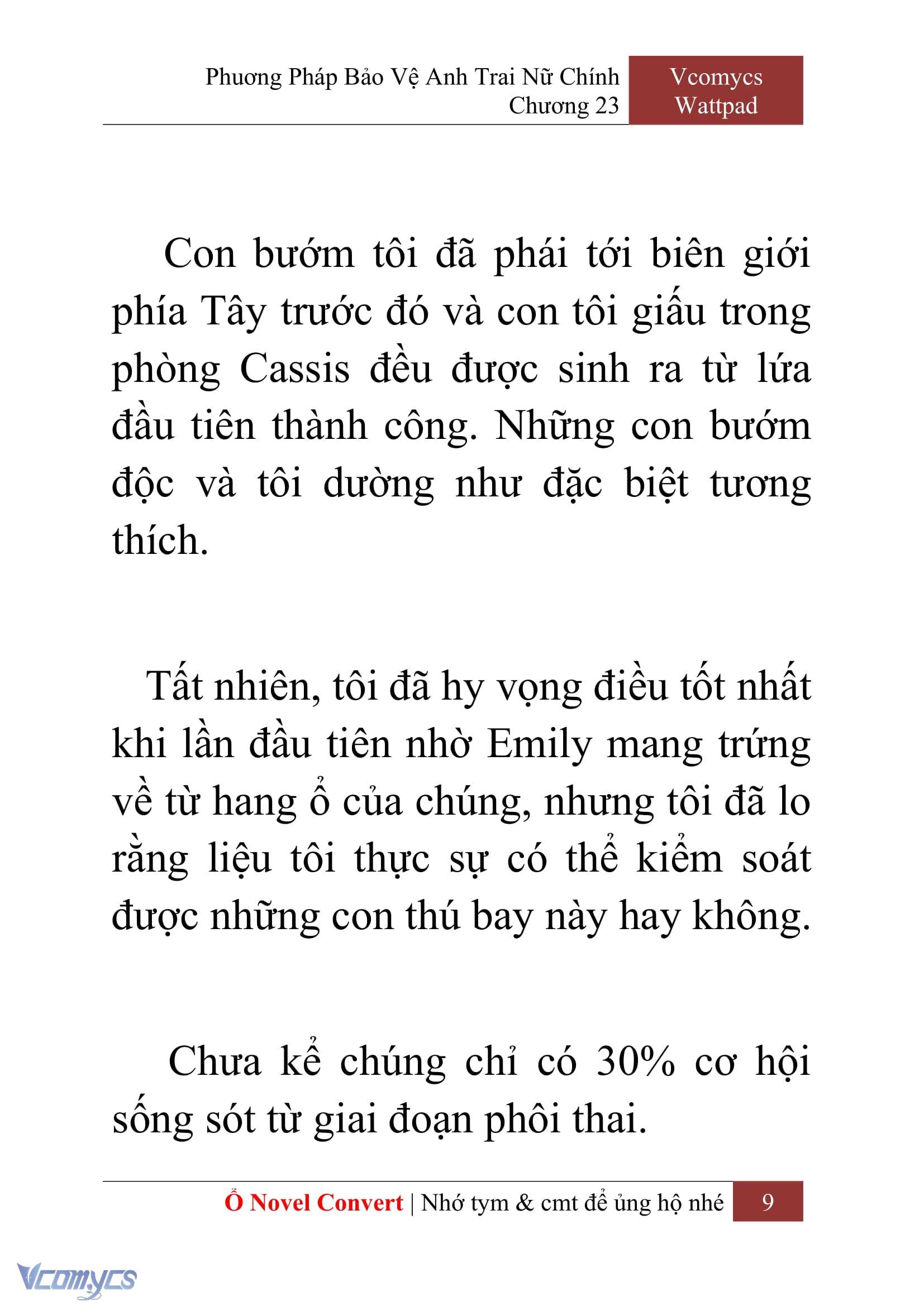 [Novel] Phương Pháp Bảo Vệ Anh Trai Nữ Chính Chap 23 - Trang 2