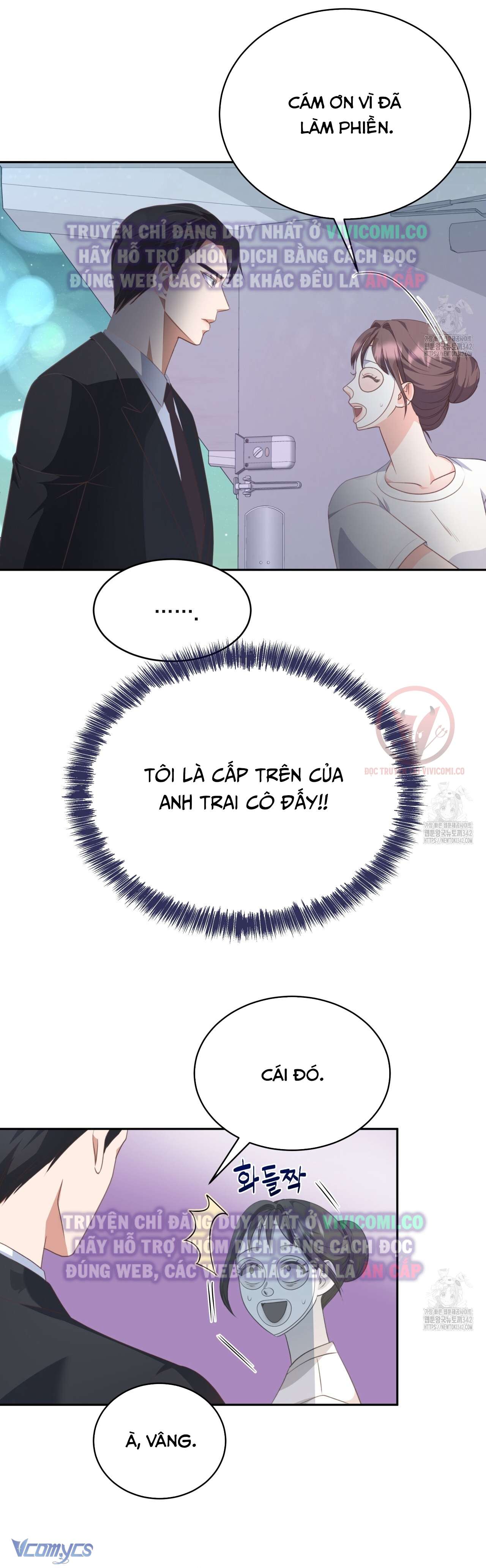 [18+] Sếp Của Anh Trai Tôi Đã Vượt Quá Giới Hạn Chap 26 - Trang 2