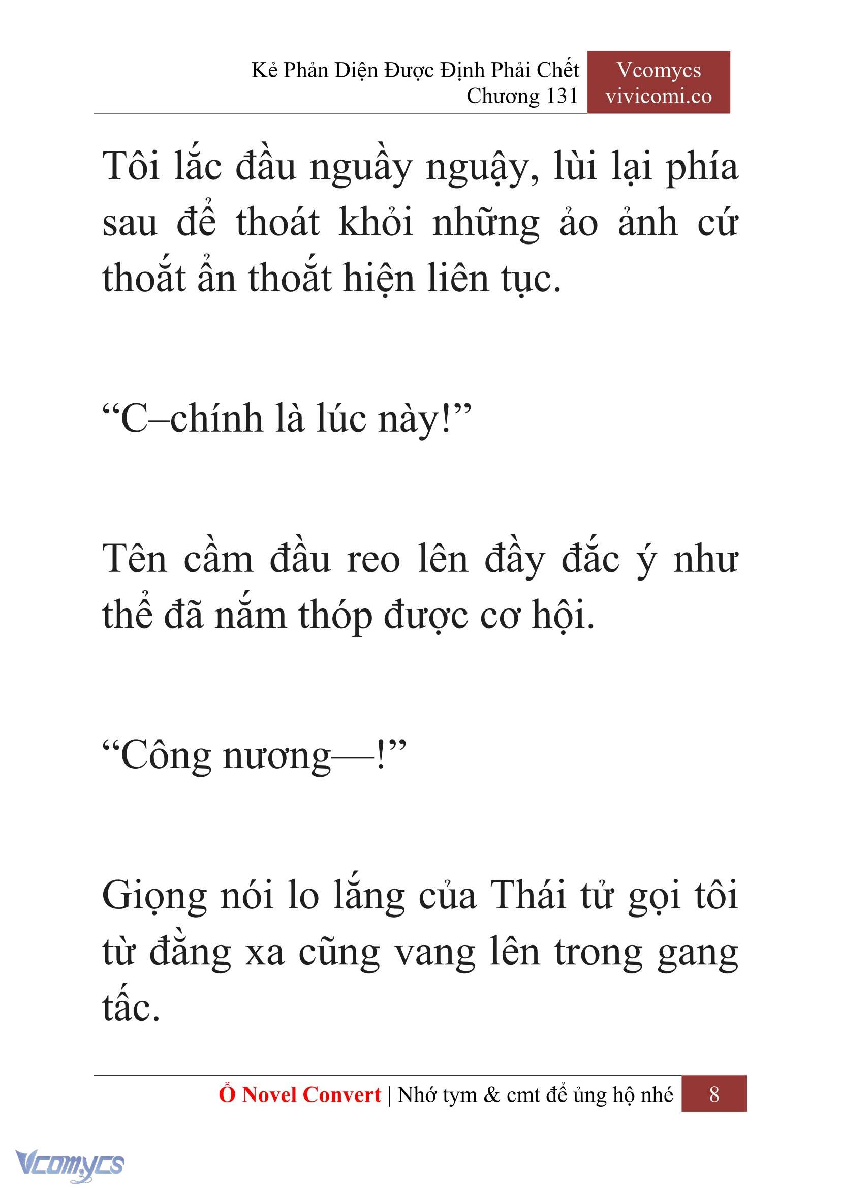 [Novel] Kẻ Phản Diện Được Định Phải Chết Chap 131 - Trang 2