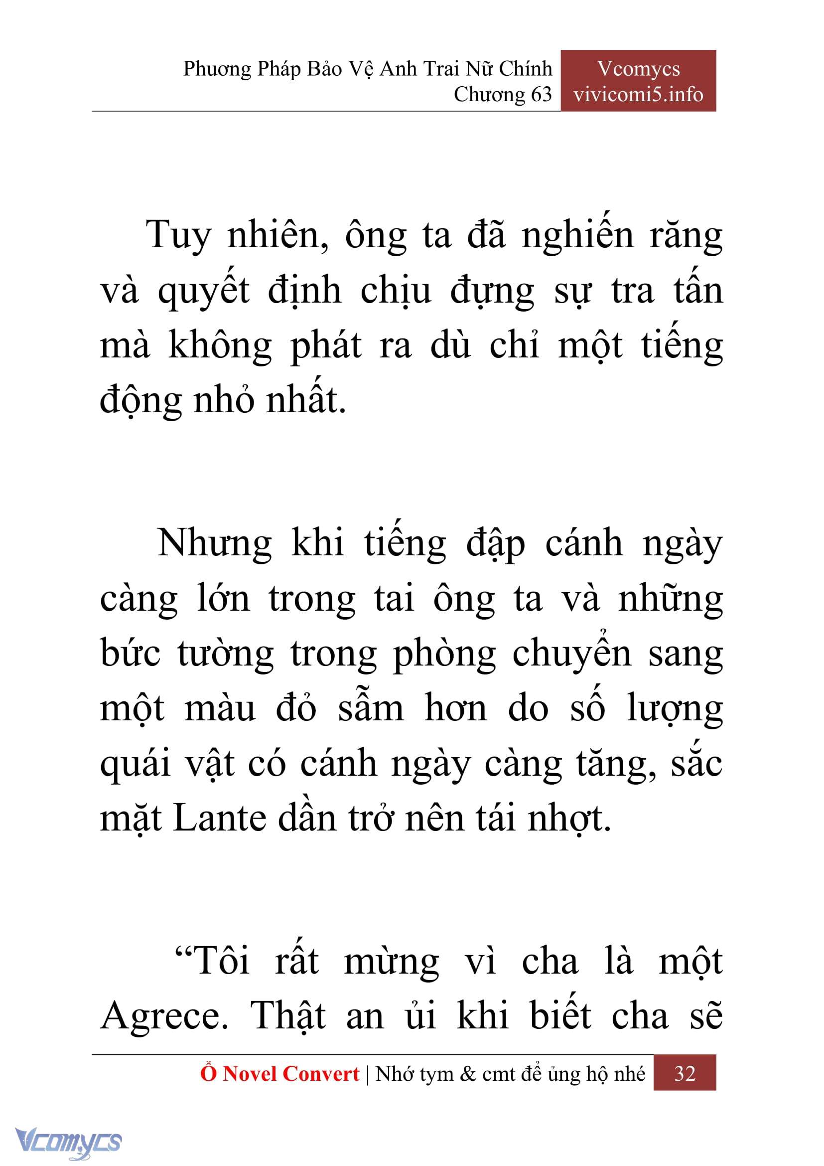 [Novel] Phương Pháp Bảo Vệ Anh Trai Nữ Chính Chap 63 - Next Chap 64