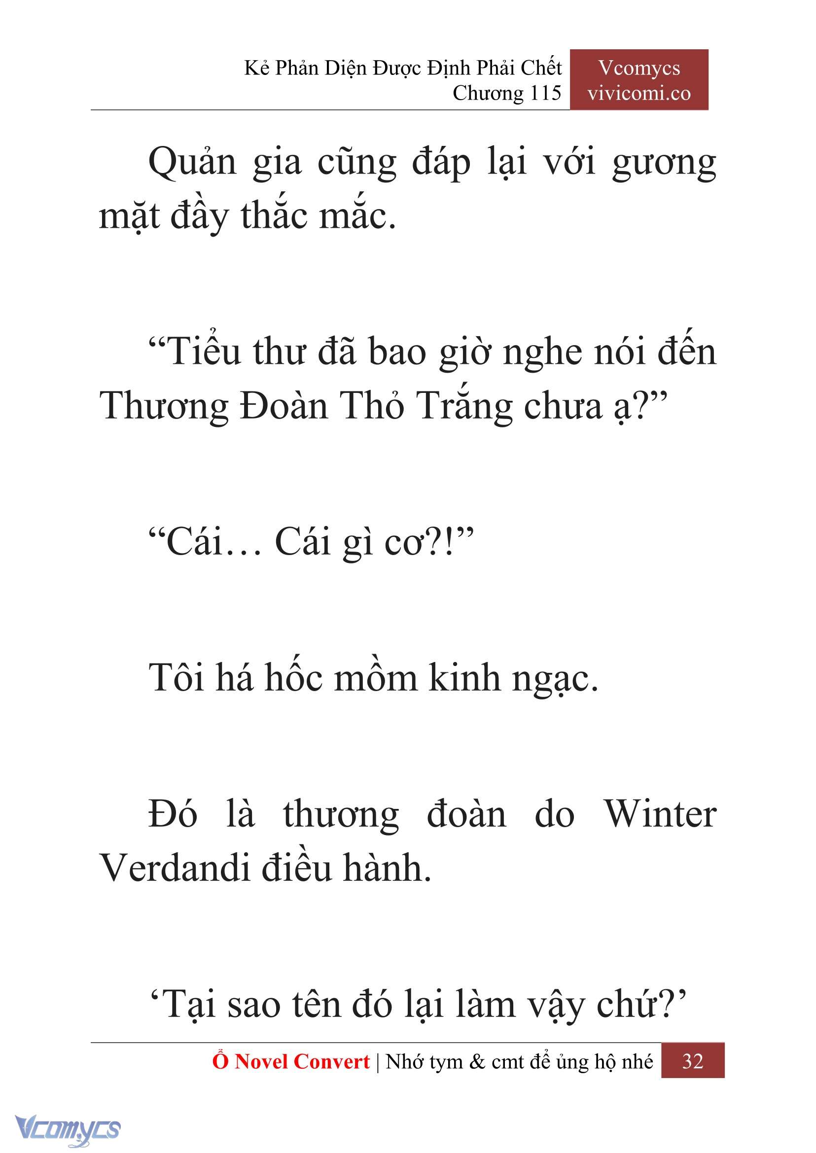 [Novel] Kẻ Phản Diện Được Định Phải Chết Chap 115 - Trang 2