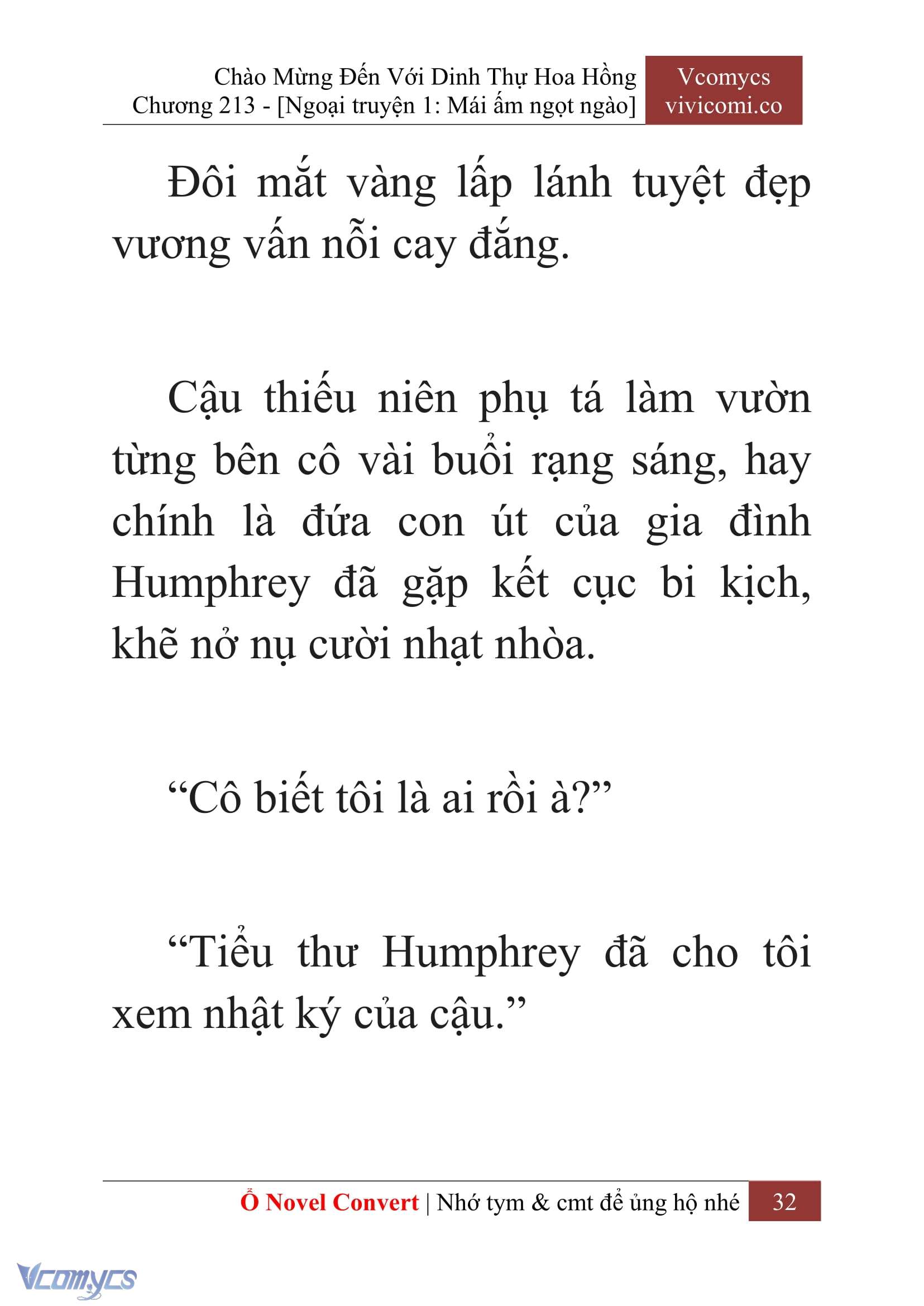 [Novel] Chào Mừng Đến Với Dinh Thự Hoa Hồng Chap 213 - Trang 2