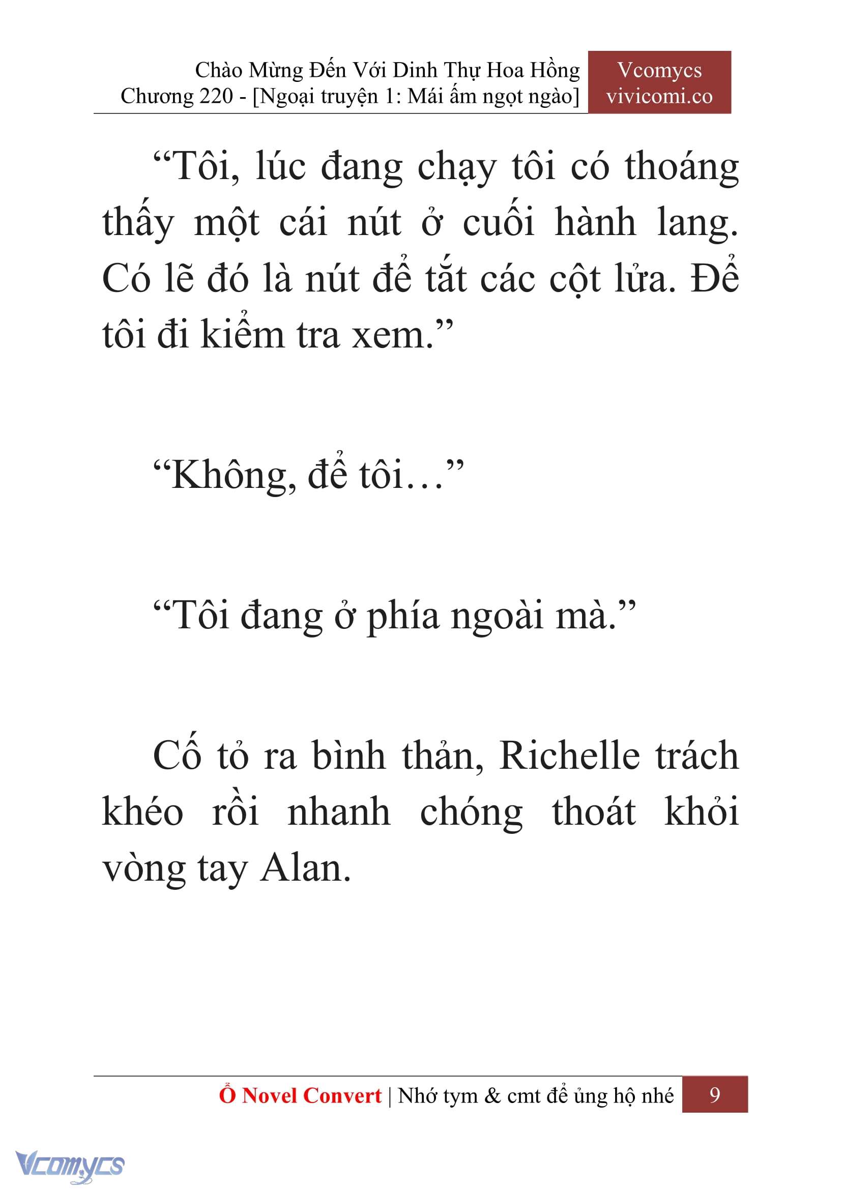[Novel] Chào Mừng Đến Với Dinh Thự Hoa Hồng Chap 220 - Trang 2