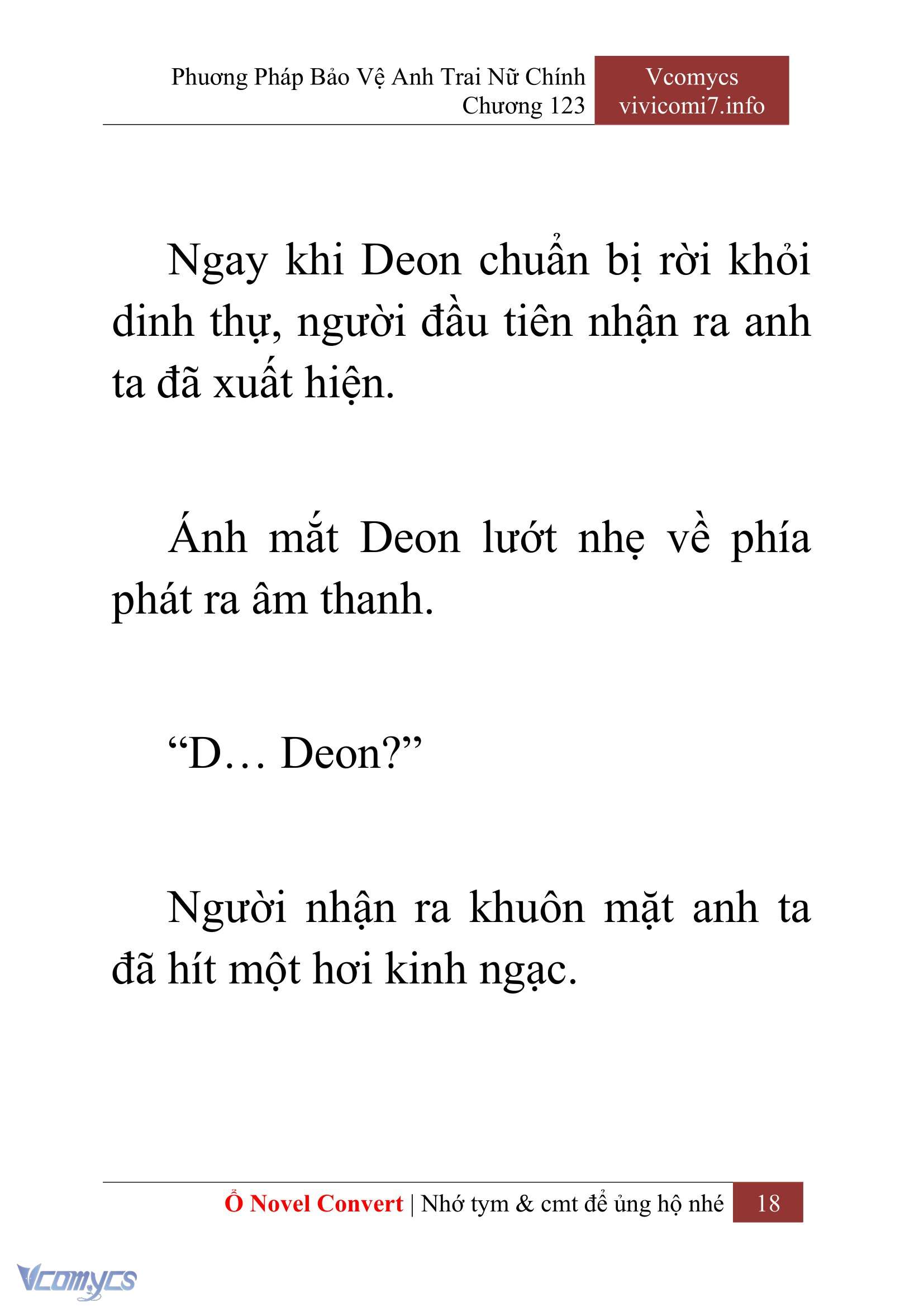 [Novel] Phương Pháp Bảo Vệ Anh Trai Nữ Chính Chap 123 - Trang 2