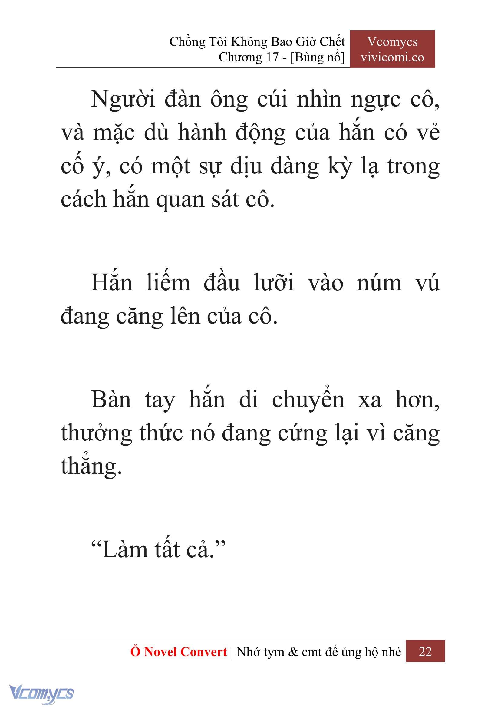 [Novel] Chồng Tôi Không Bao Giờ Chết Chap 17 - Trang 2