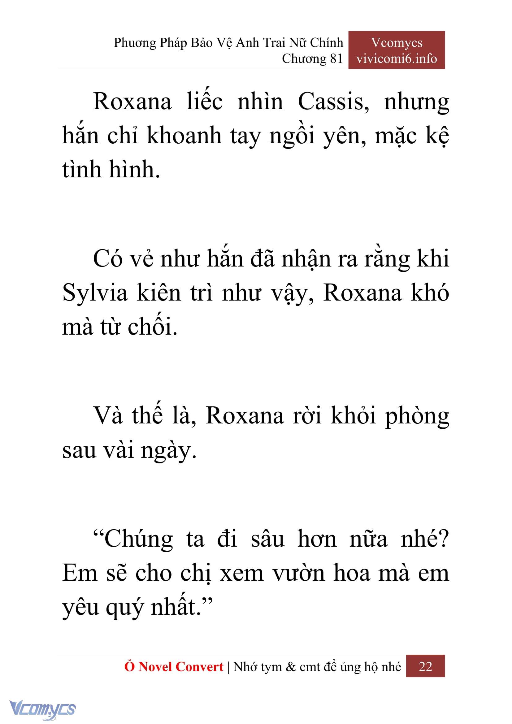 [Novel] Phương Pháp Bảo Vệ Anh Trai Nữ Chính Chap 81 - Trang 2
