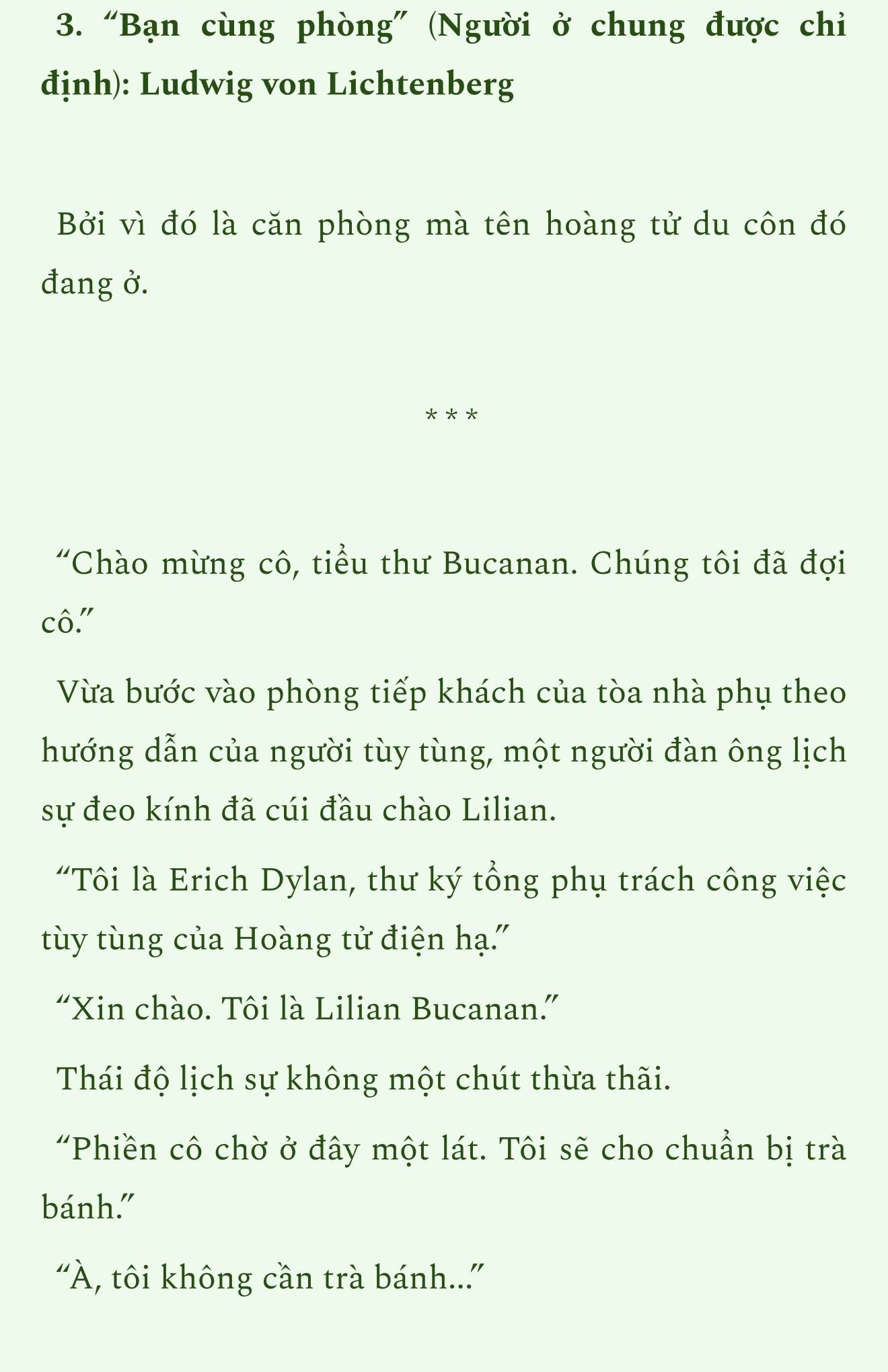 [Novel] Người Bạn Cùng Phòng Tâm Thần Của Tôi Chap 4 - Trang 2