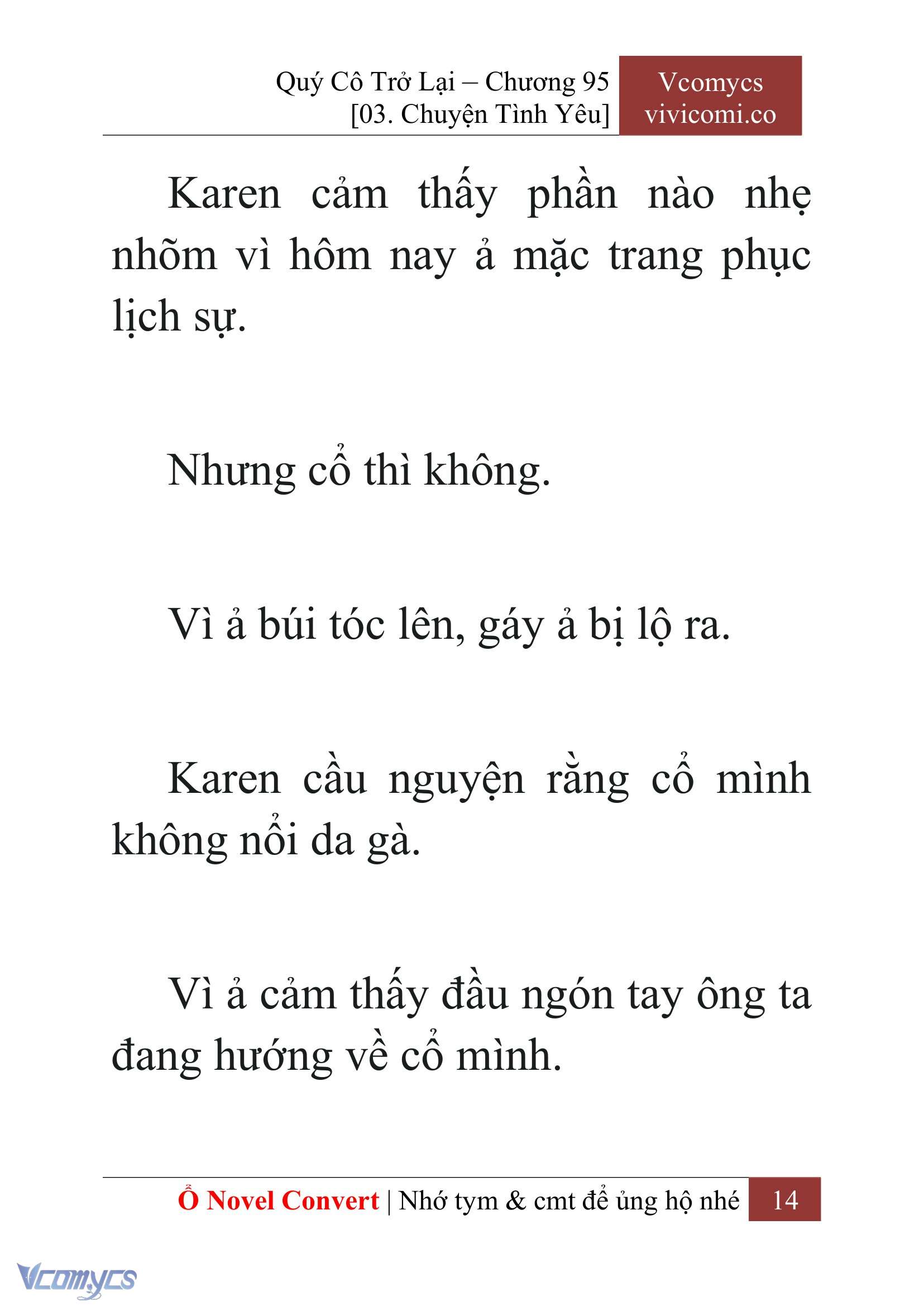 [Novel] Quý Cô Trở Lại Chap 95 - Trang 2