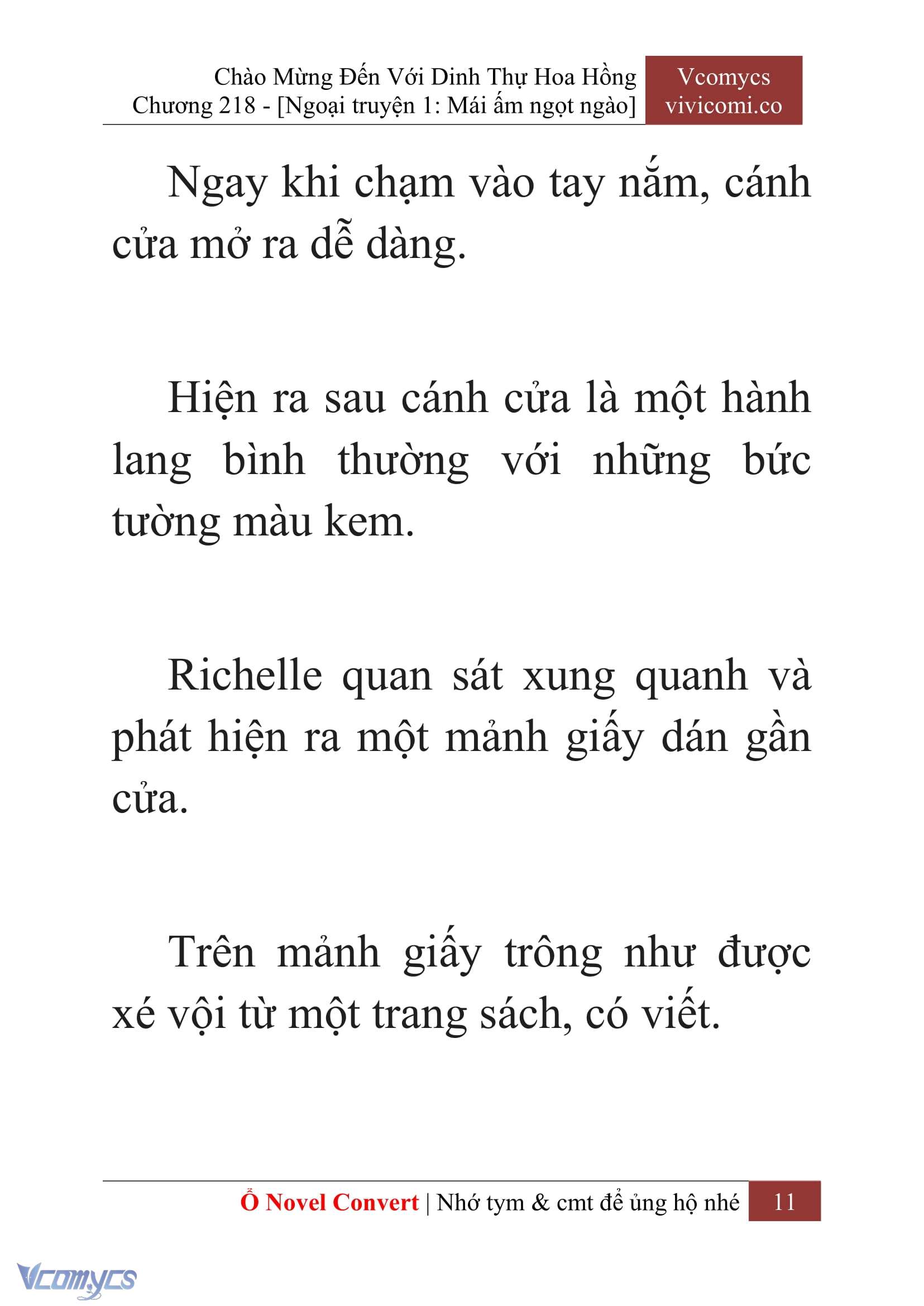 [Novel] Chào Mừng Đến Với Dinh Thự Hoa Hồng Chap 218 - Trang 2