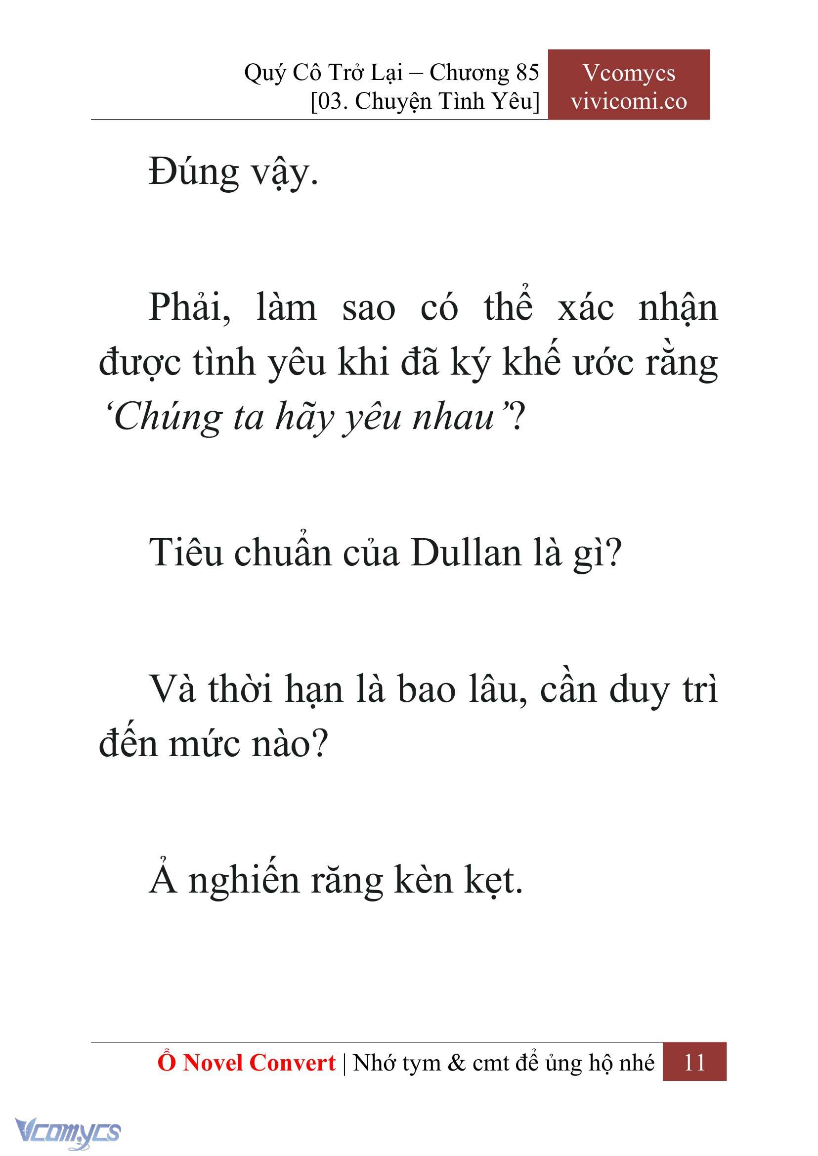 [Novel] Quý Cô Trở Lại Chap 85 - Trang 2