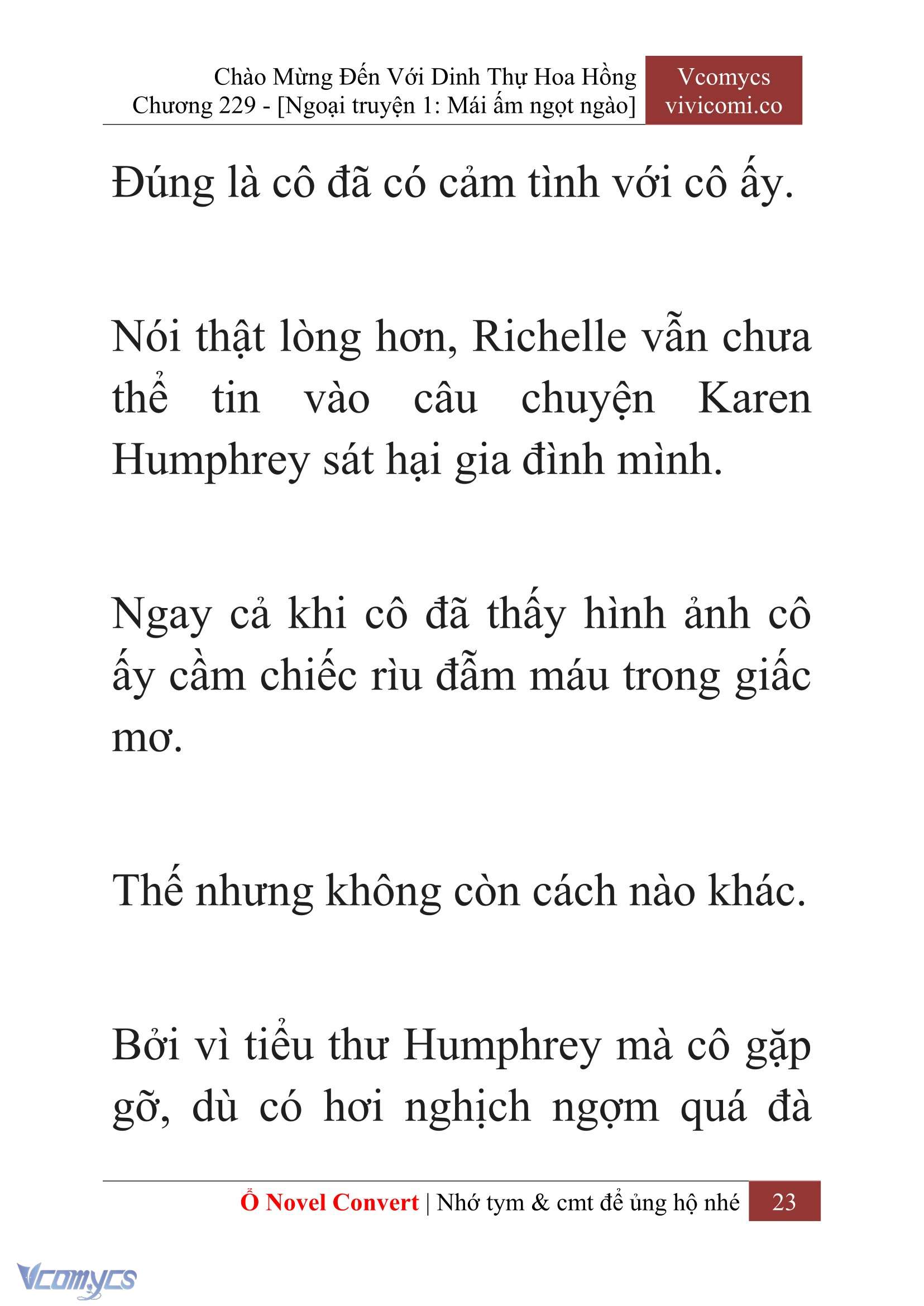 [Novel] Chào Mừng Đến Với Dinh Thự Hoa Hồng Chap 229 - Trang 2