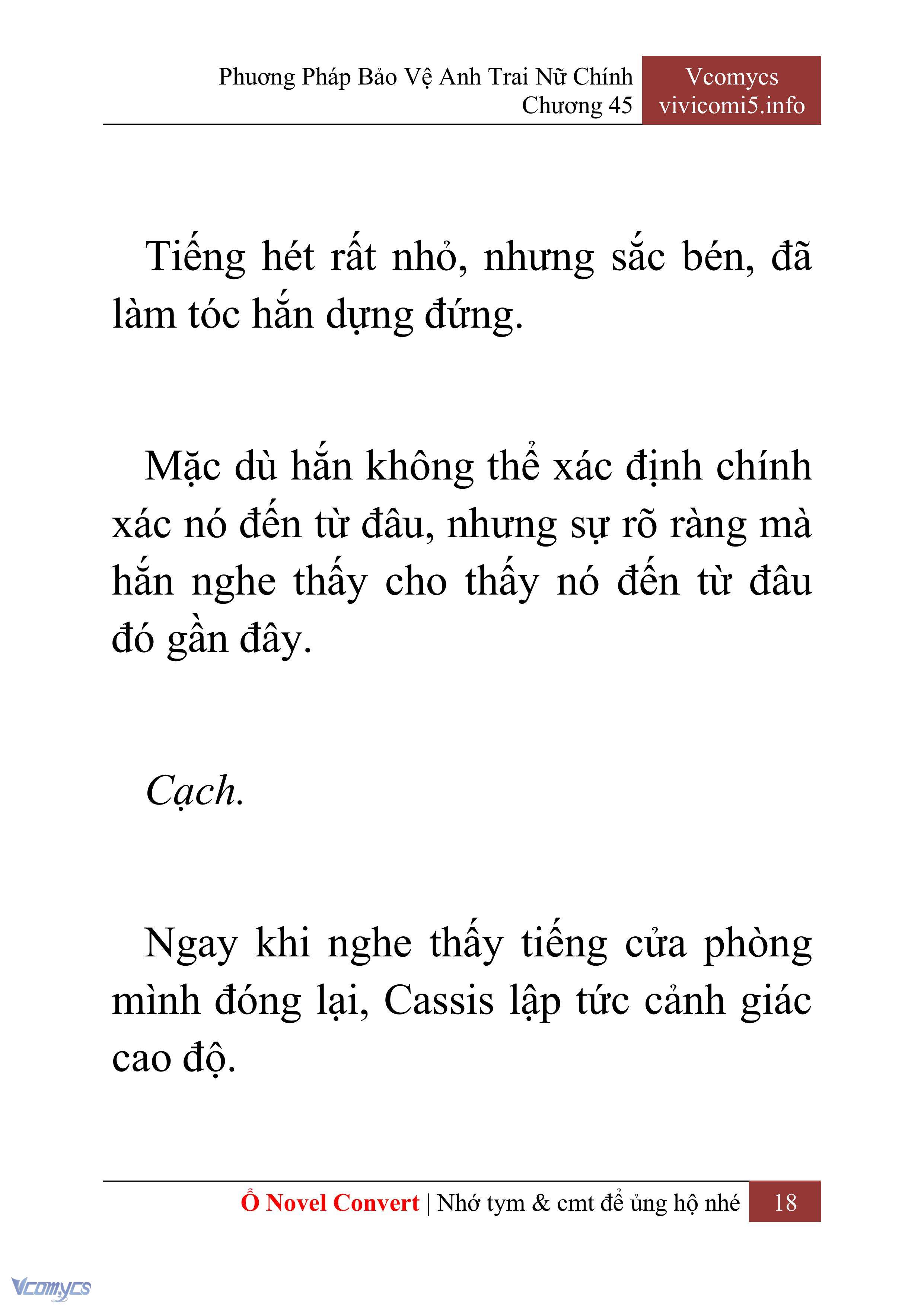 [Novel] Phương Pháp Bảo Vệ Anh Trai Nữ Chính Chap 45 - Trang 2