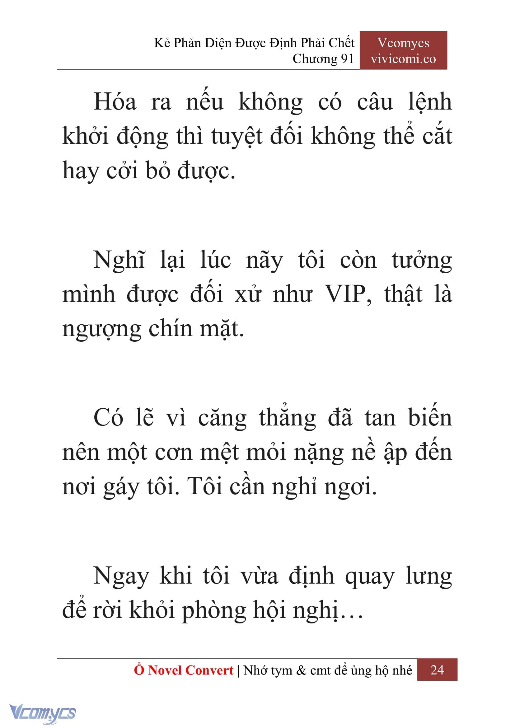 [Novel] Kẻ Phản Diện Được Định Phải Chết Chap 91 - Trang 2